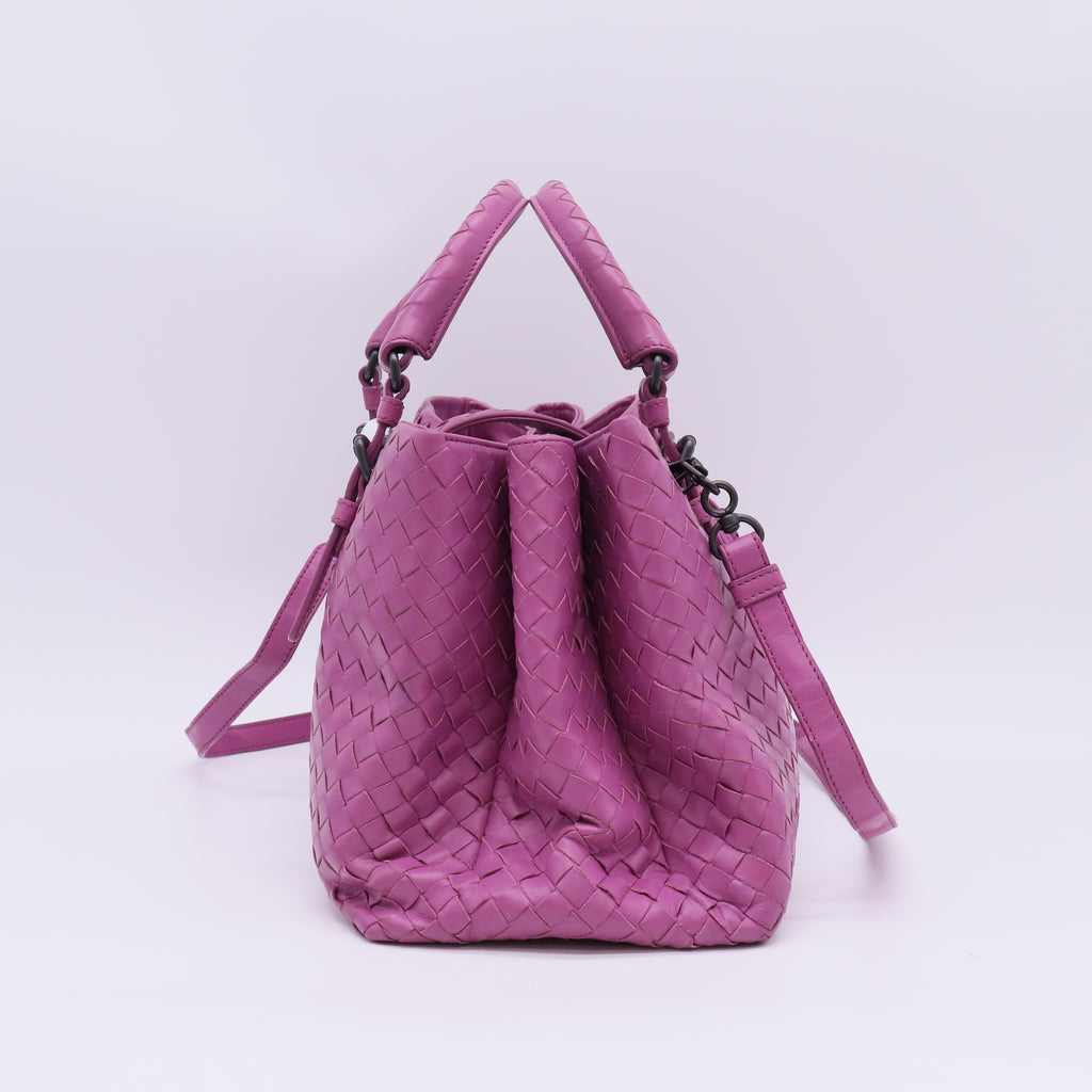 Nappa Intrecciato Small Roma Tote B23922