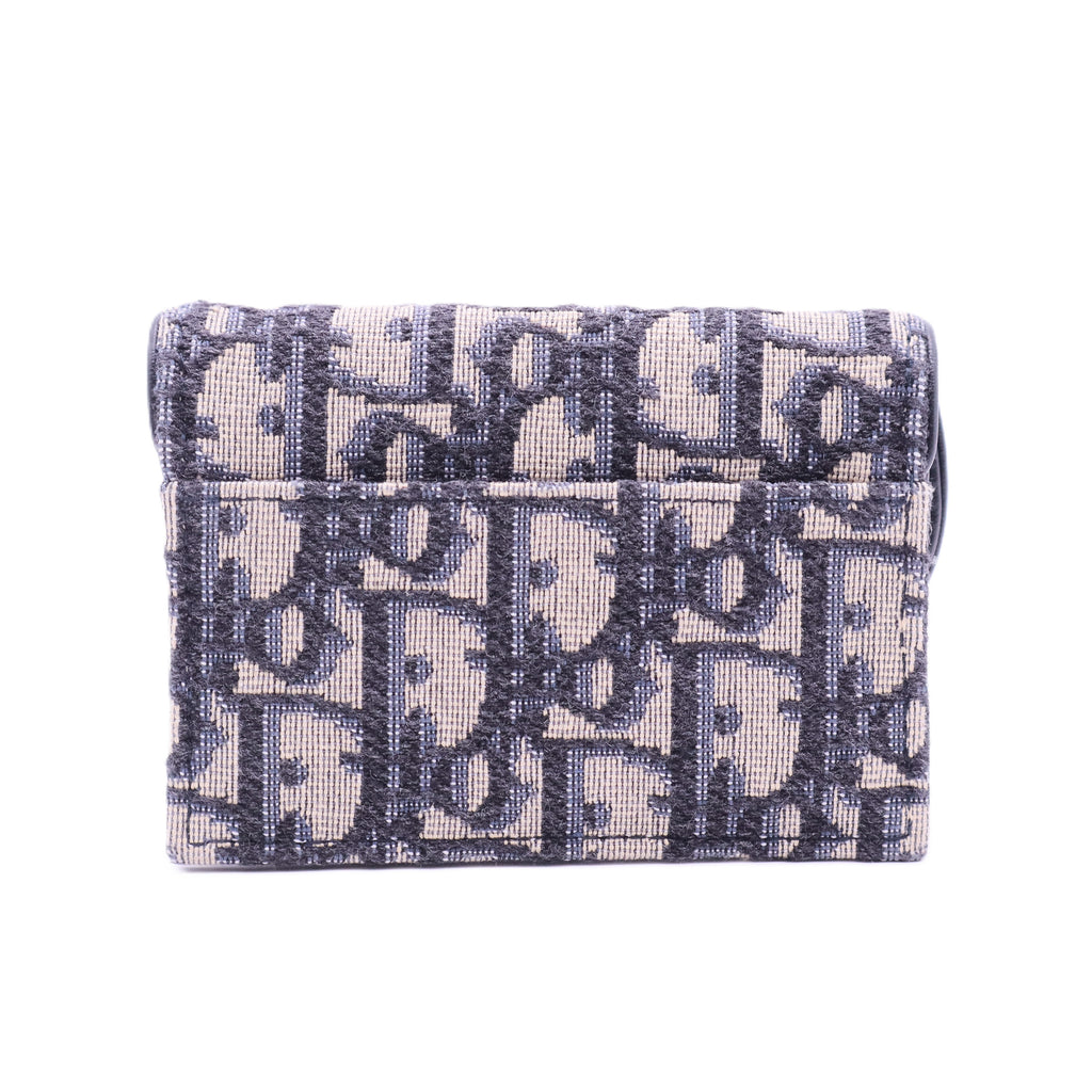 Oblique Monogram Saddle Flip Card Holder
