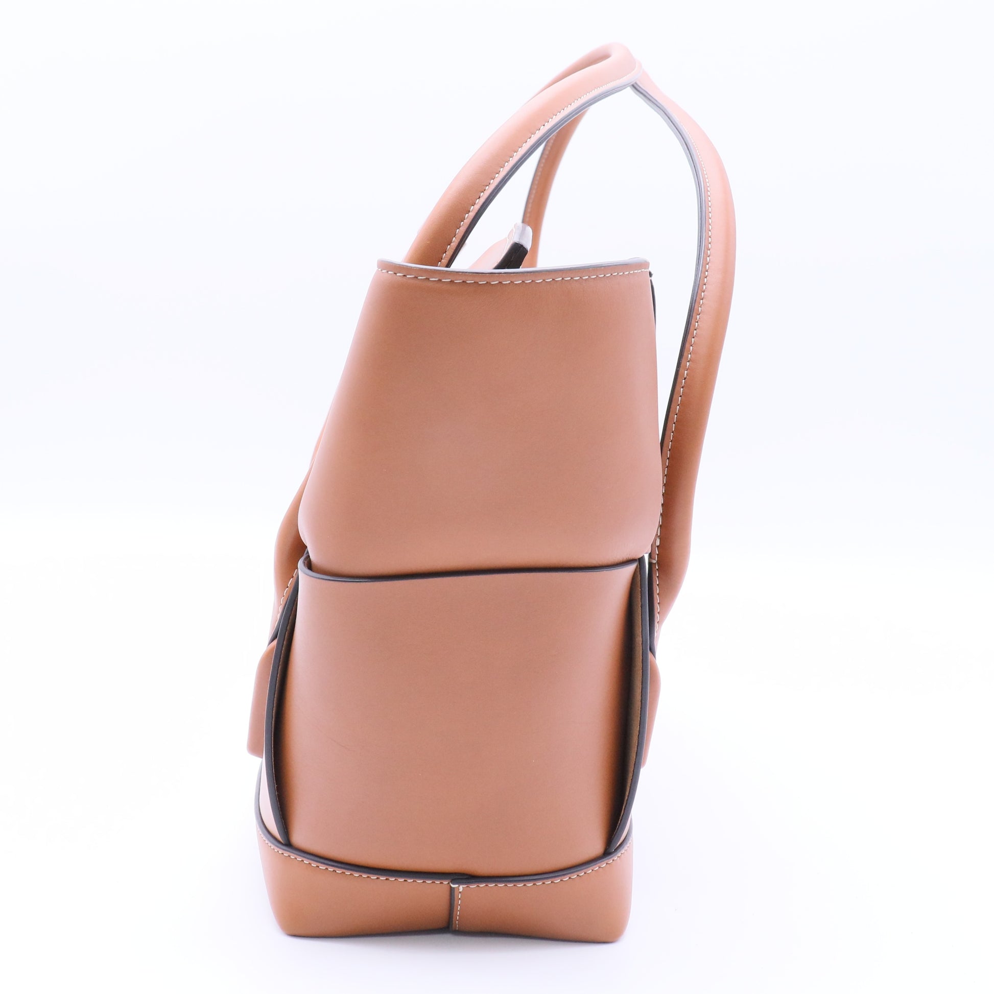 Bottega Veneta  French Calfskin Maxi Intrecciato Medium Arco Red twins