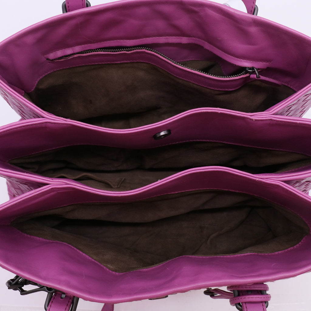 Nappa Intrecciato Small Roma Tote B23922