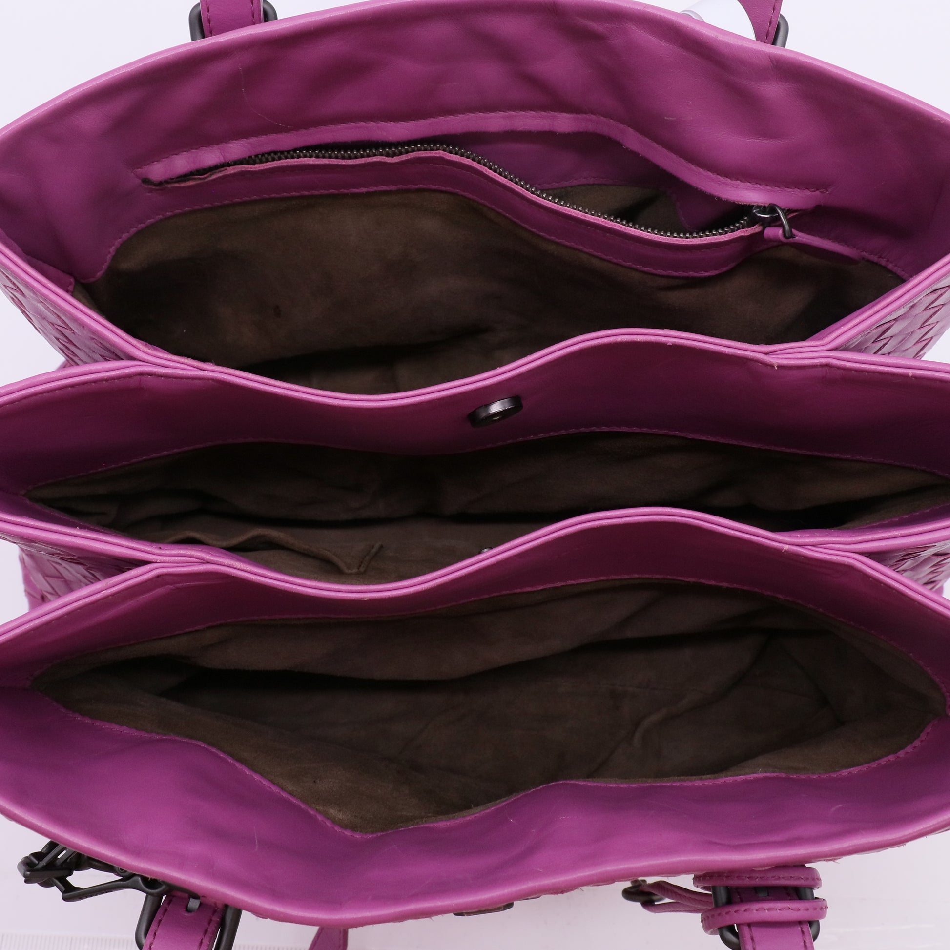 Nappa Intrecciato Small Roma Tote B23922