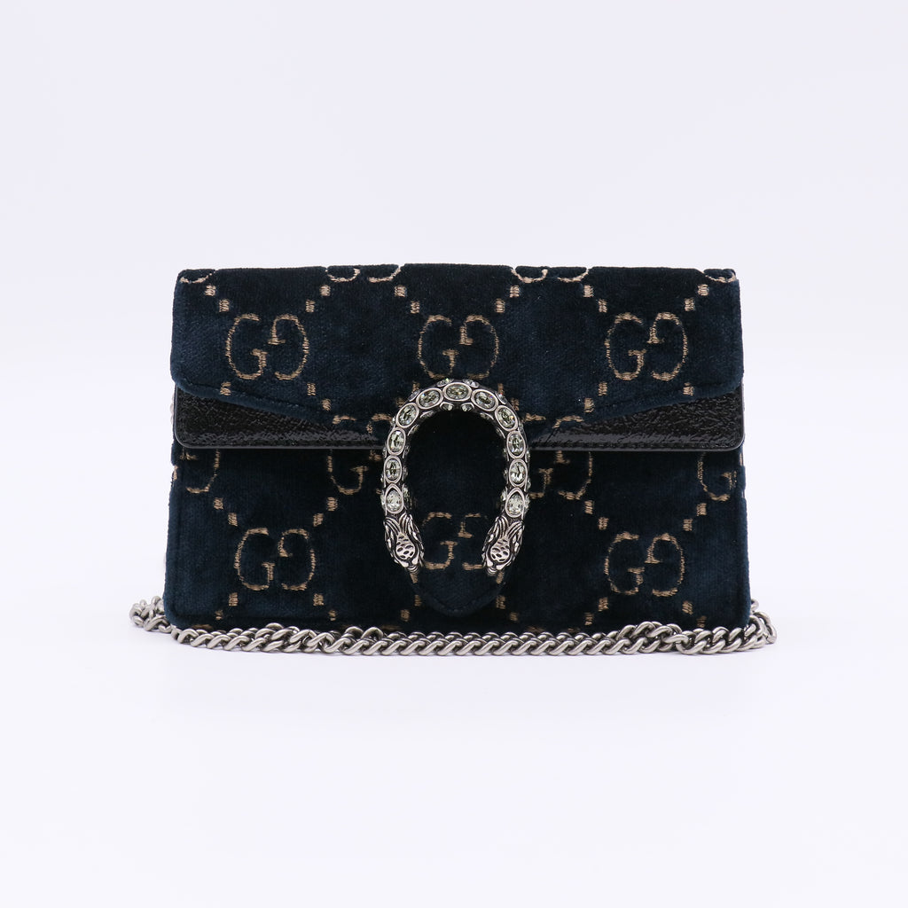 Super Mini Dionysus Velvet Blue B23276