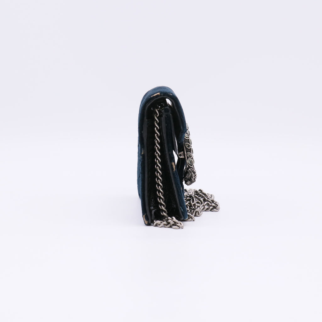Super Mini Dionysus Velvet Blue B23276