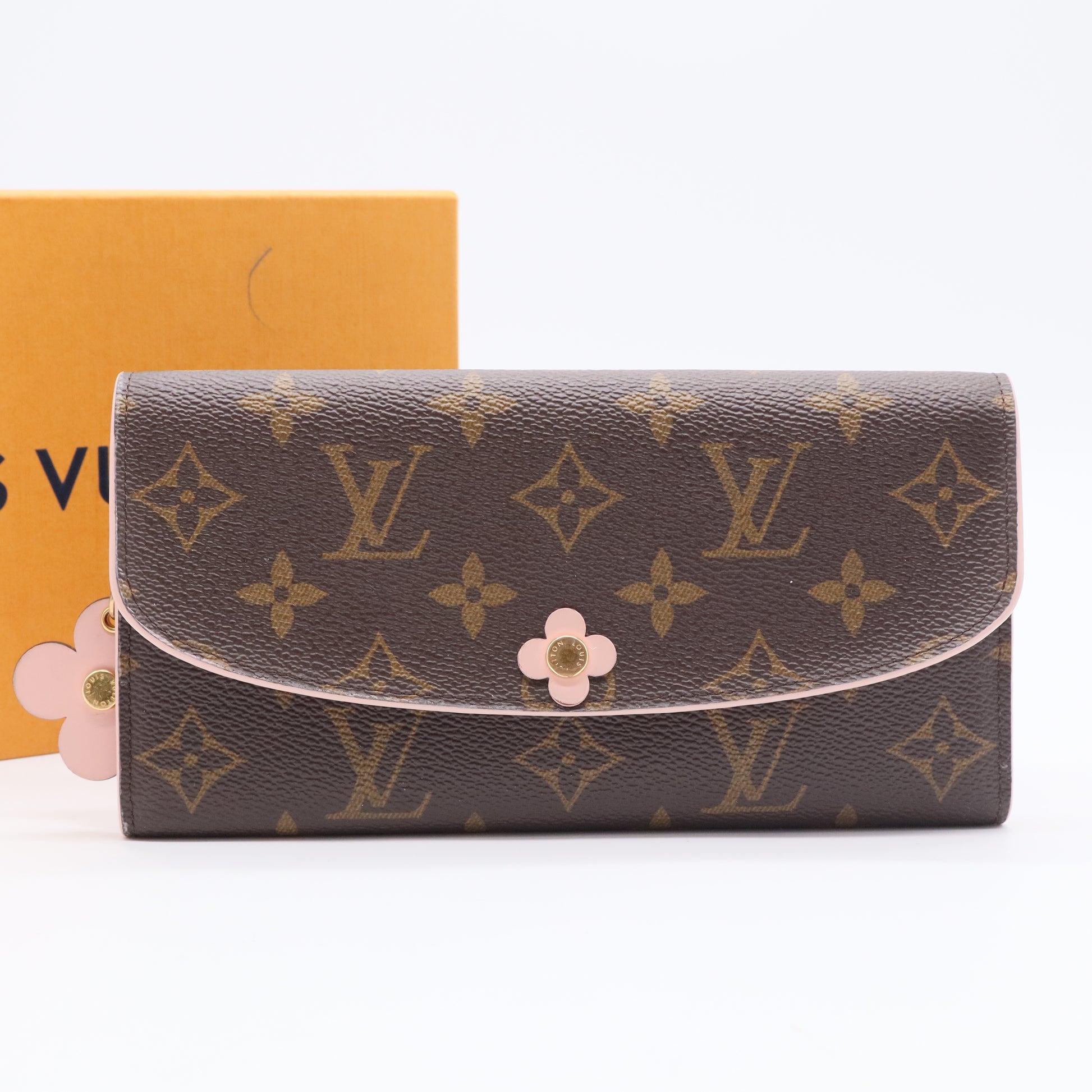 Monogram Canvas Emilie Bloom Flower Wallet