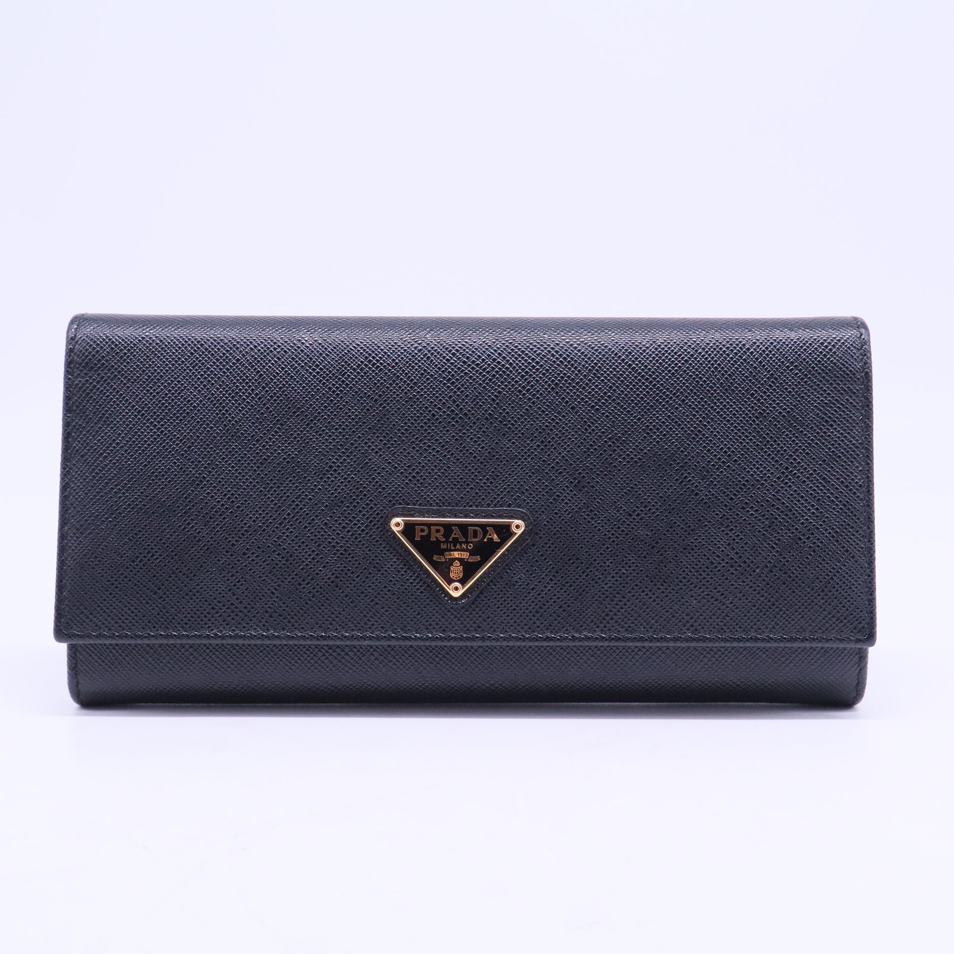 Envelope Flap Leather Slim Wallet