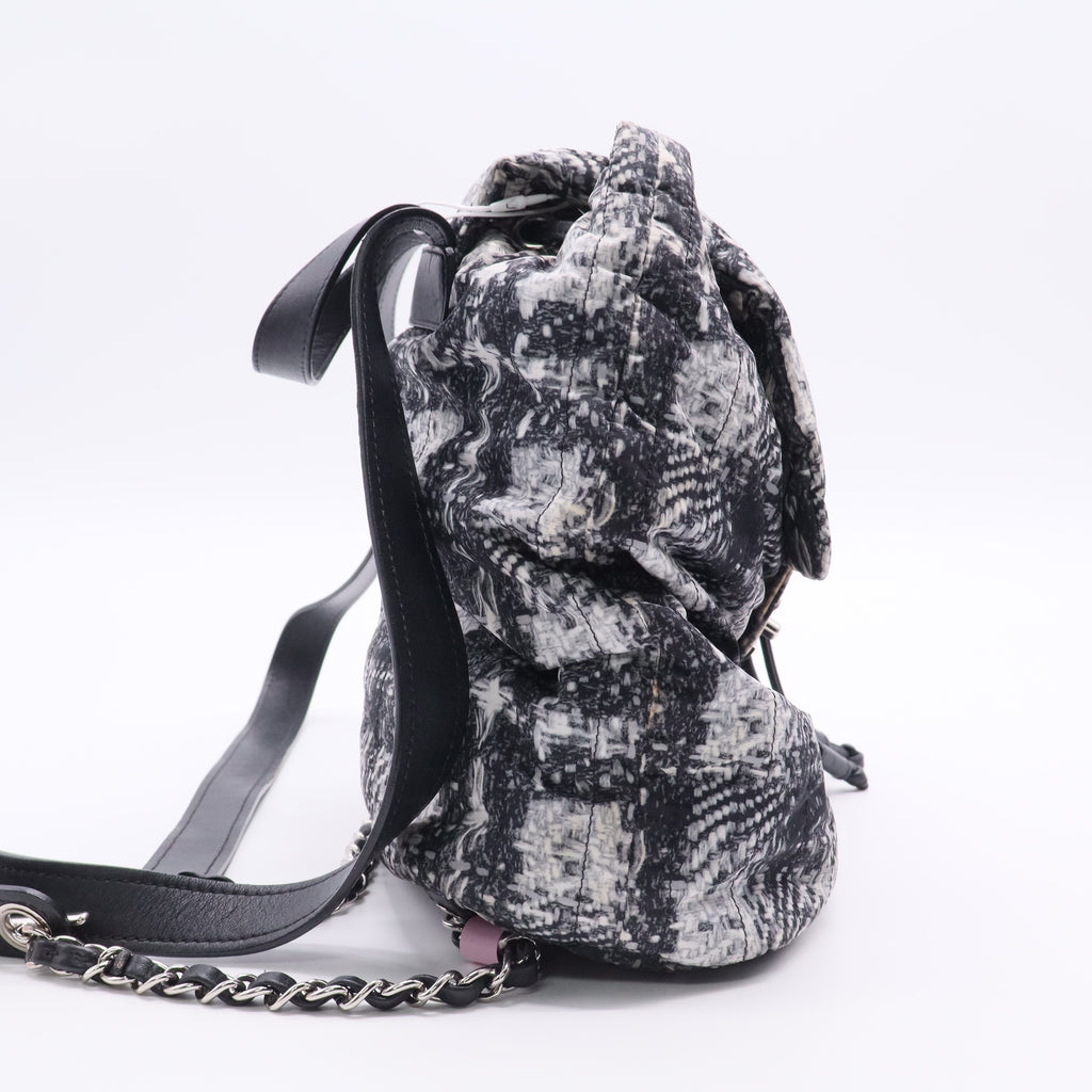 Front Zip Backpack Printed Nylon Small Twins LDJ2711