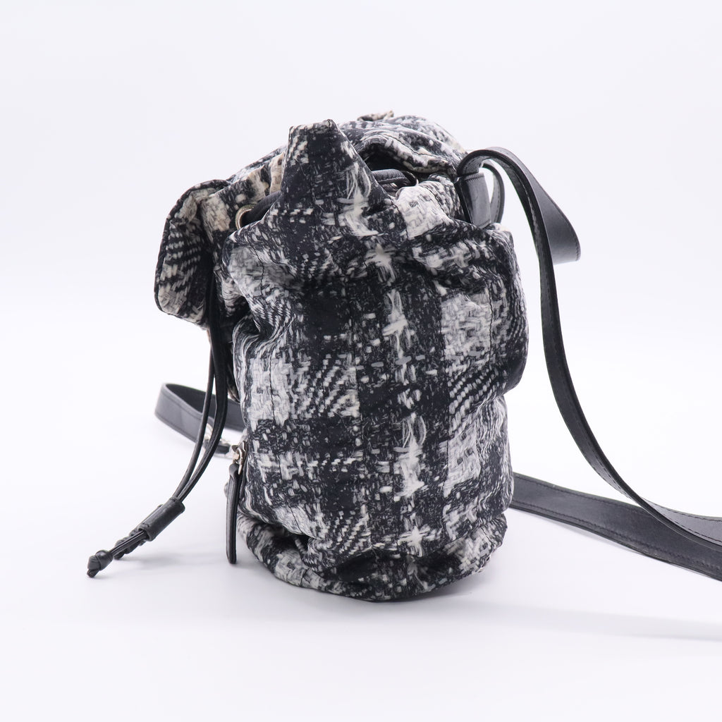 Front Zip Backpack Printed Nylon Small Twins LDJ2711