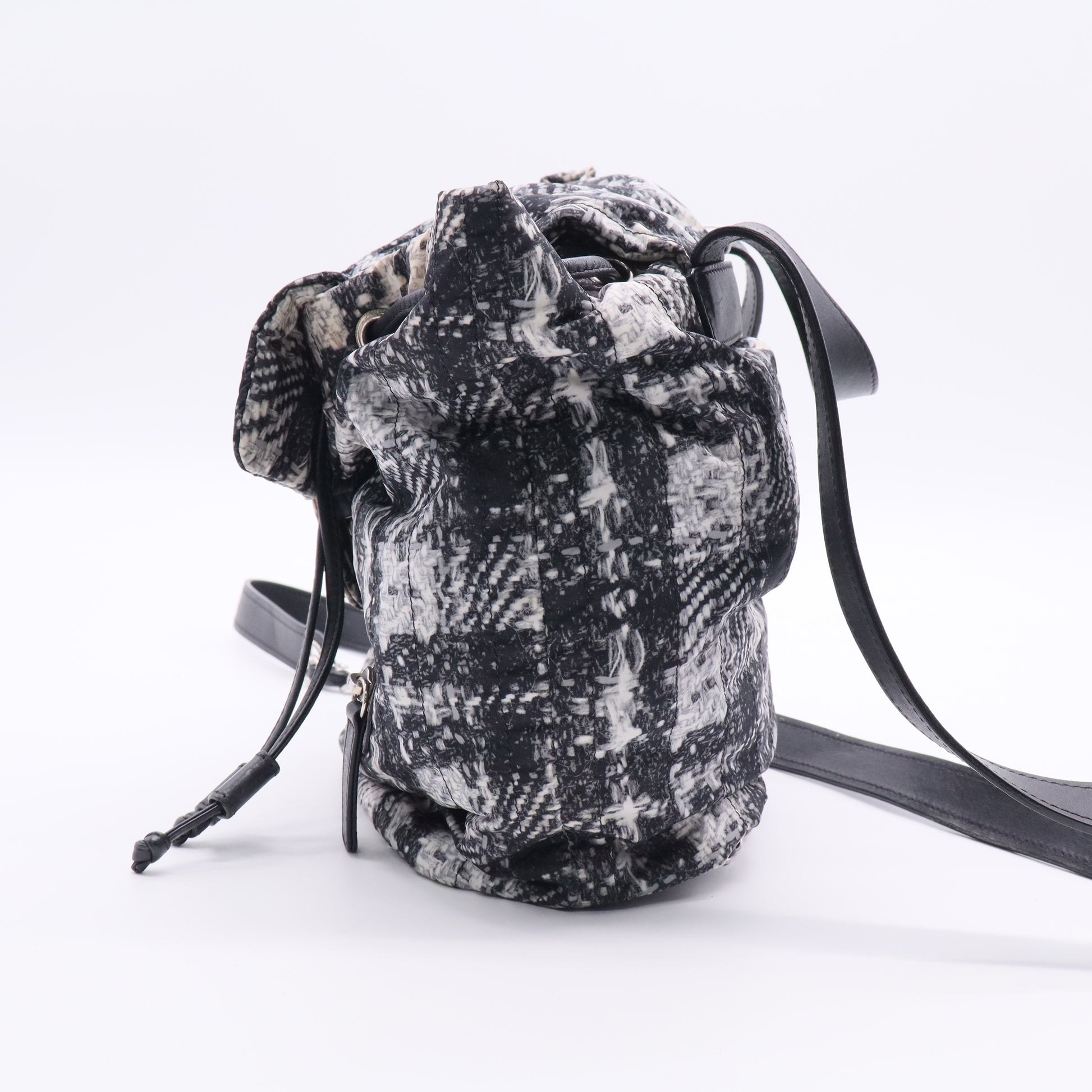 Front Zip Backpack Printed Nylon Small Twins LDJ2711