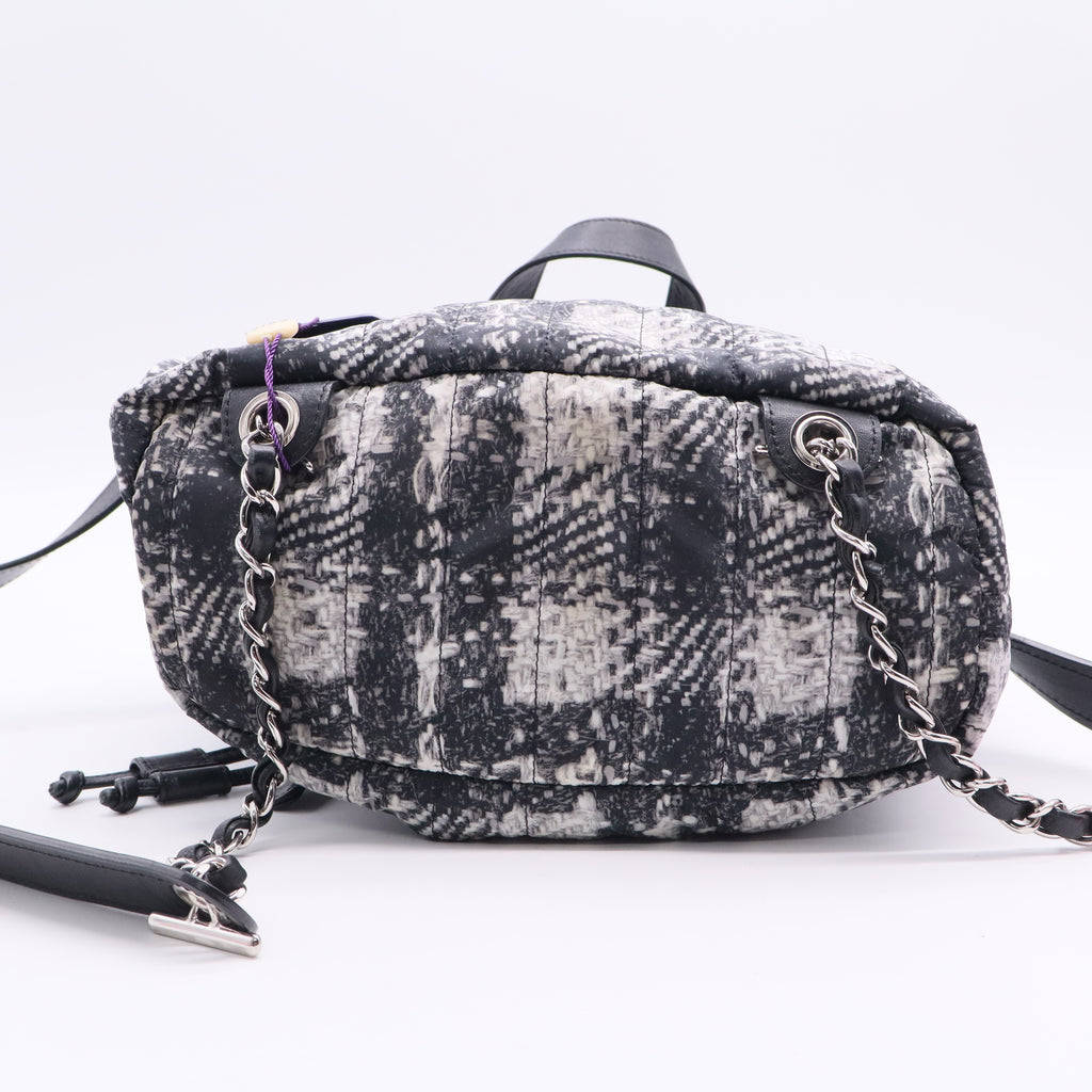 Front Zip Backpack Printed Nylon Small Twins LDJ2711