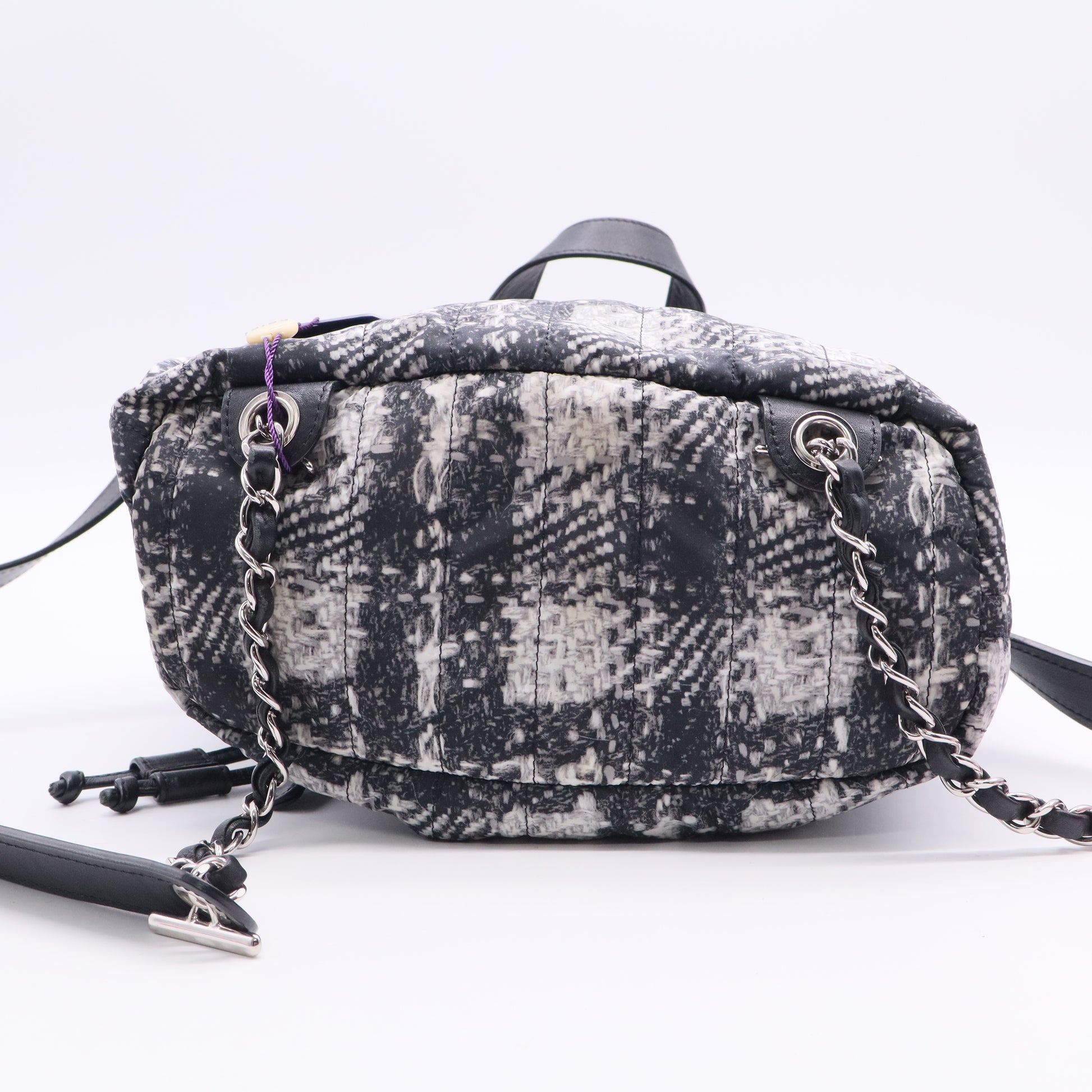 Front Zip Backpack Printed Nylon Small Twins LDJ2711