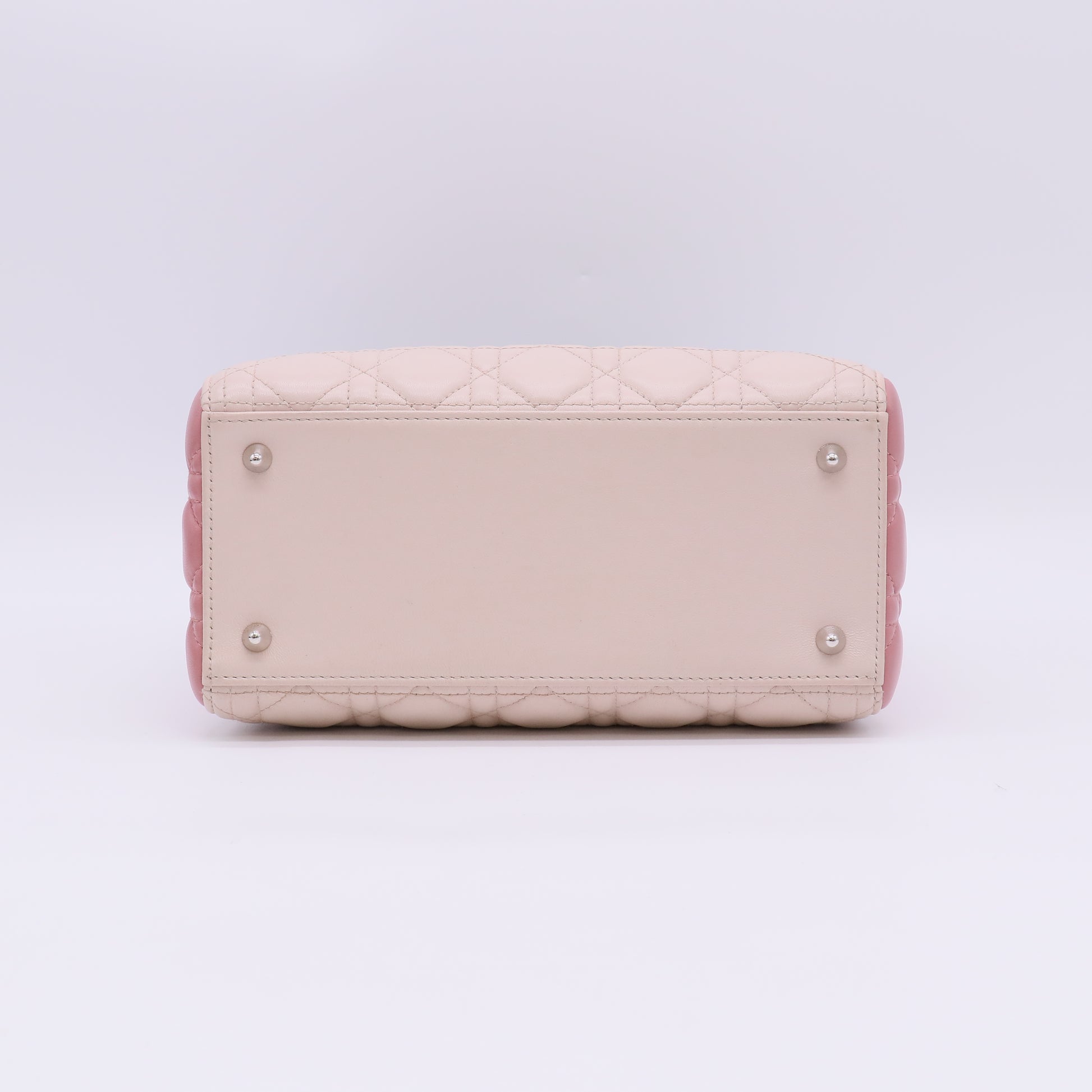 Christian Dior Lambskin Cannage Medium Lady Dior Light Pink B23830