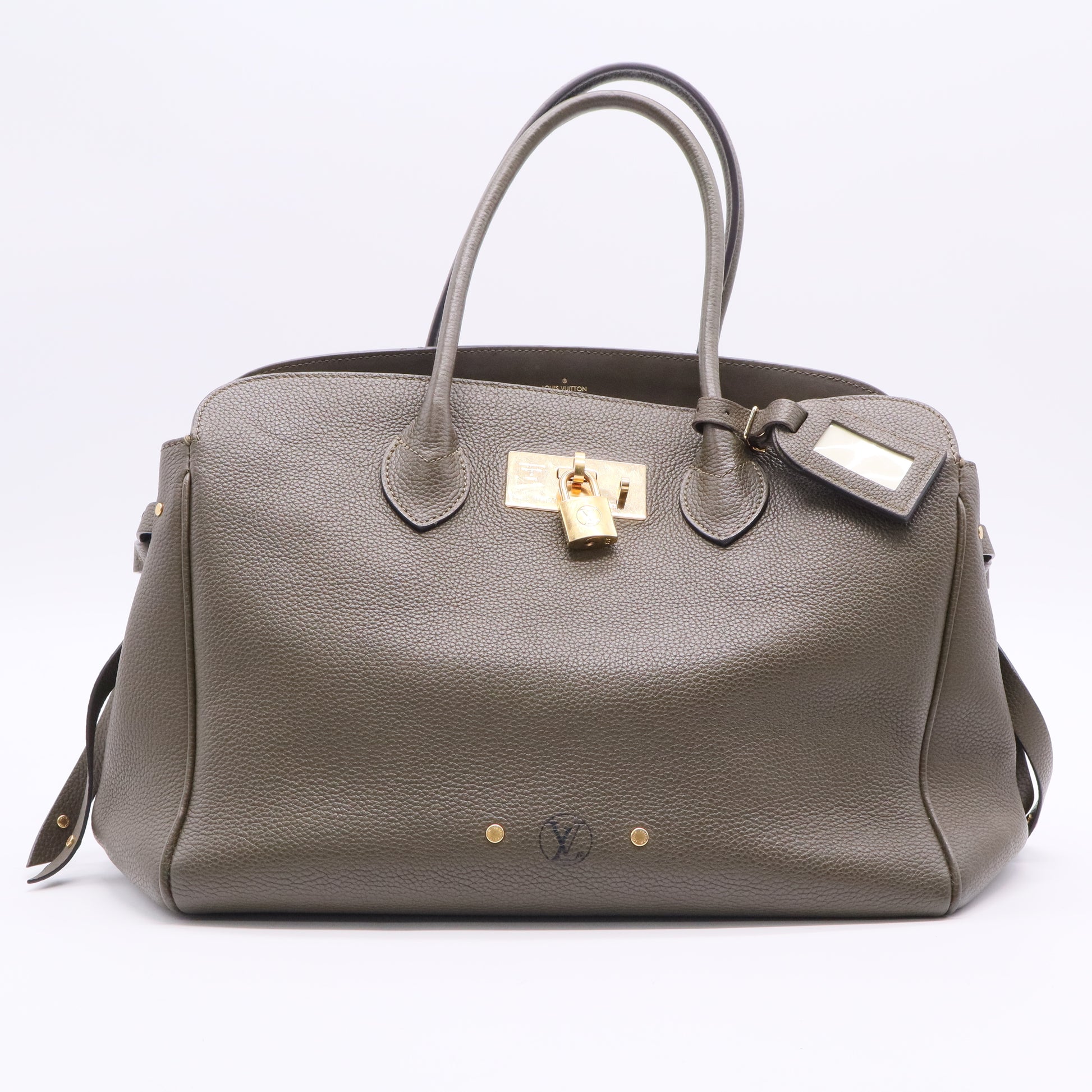 Louis Vuitton Milla Handbag Veau Nuage Calfskin MM TwinsLDJ2709