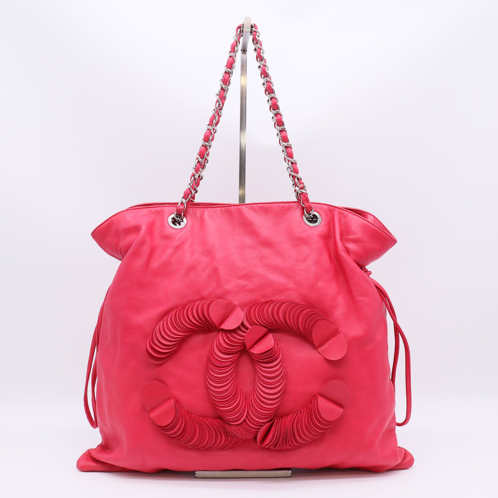 CC Disc Bon Bon Tote Leather Small Twins B23232