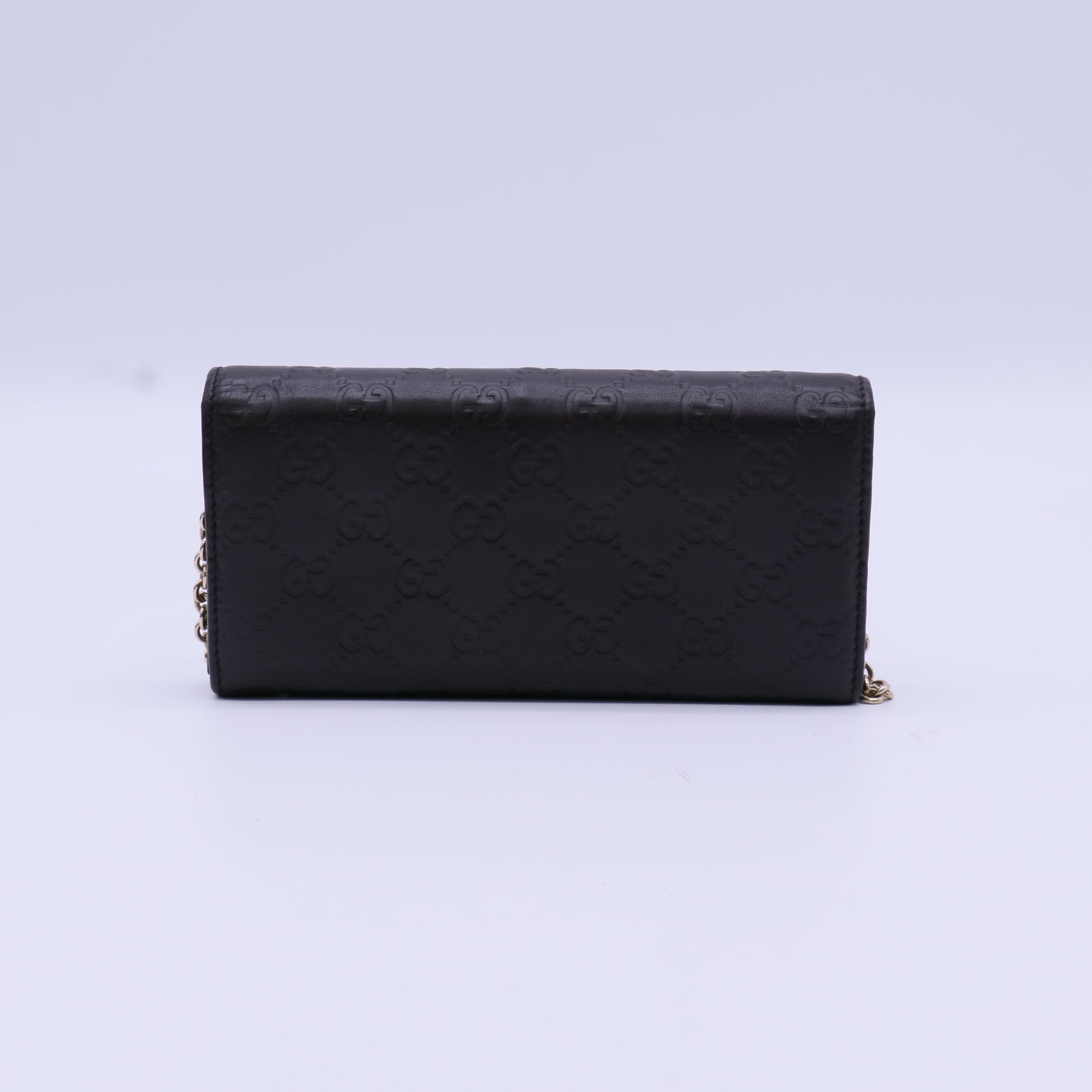 Gucci Guccissima Leather Wallet On Chain W21340