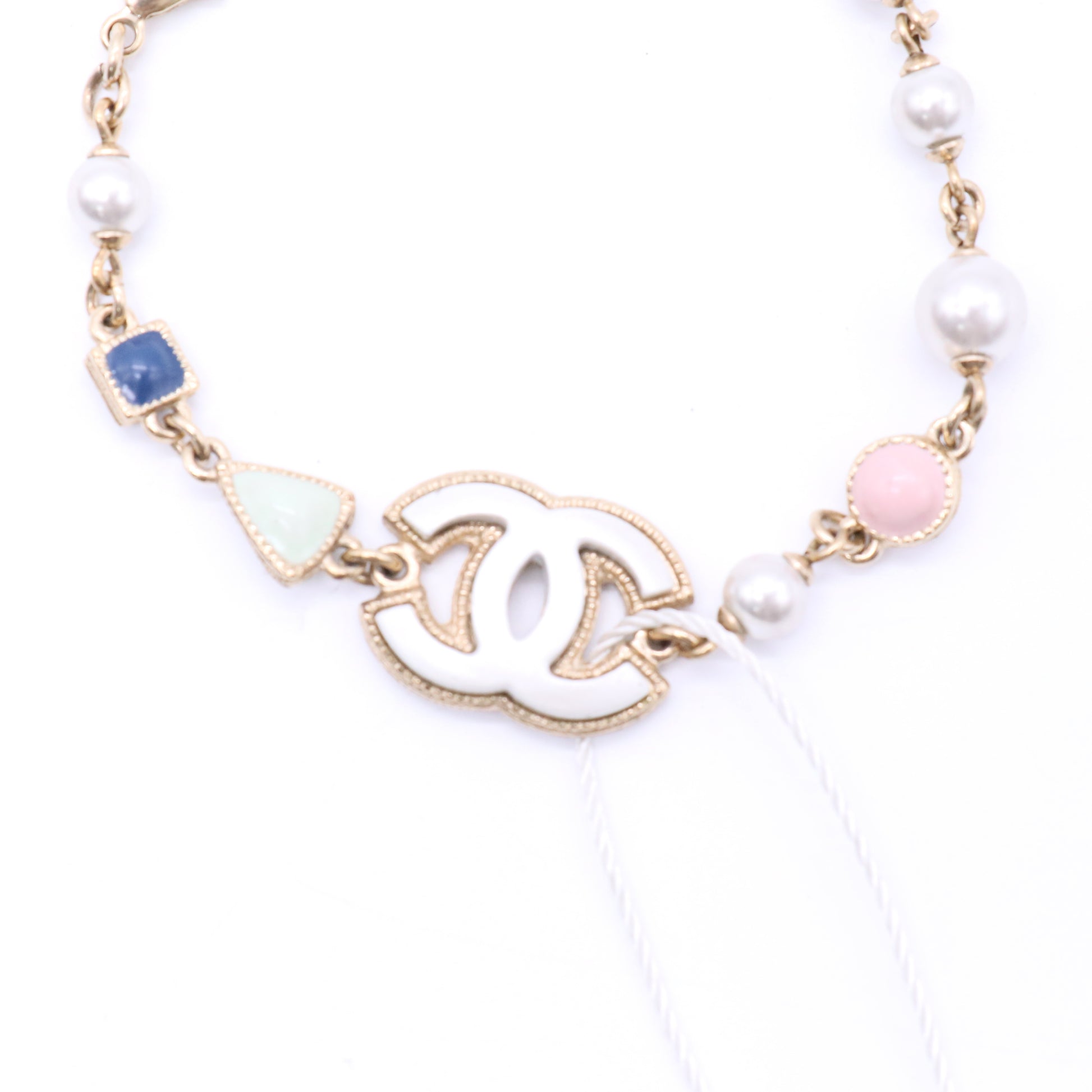 Coco Neige Pearl Heart and CC Charm Bracelet twins