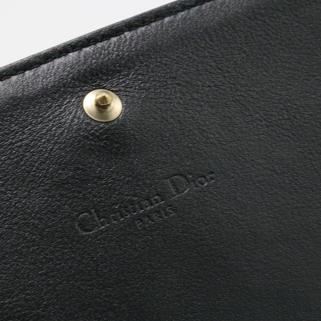 Lady Dior Clutch on Chain Cannage Quilt Patent
