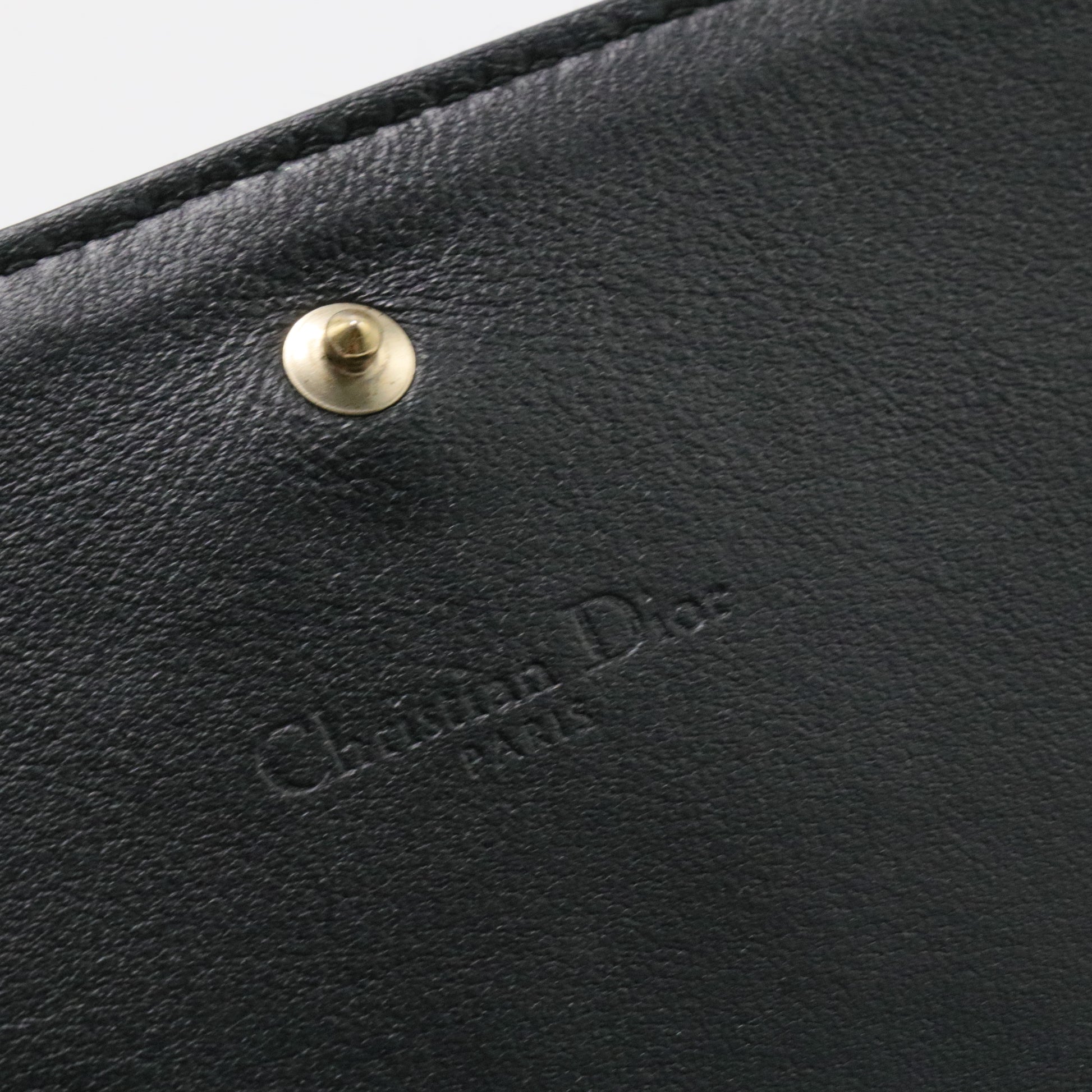Lady Dior Clutch on Chain Cannage Quilt Patent
