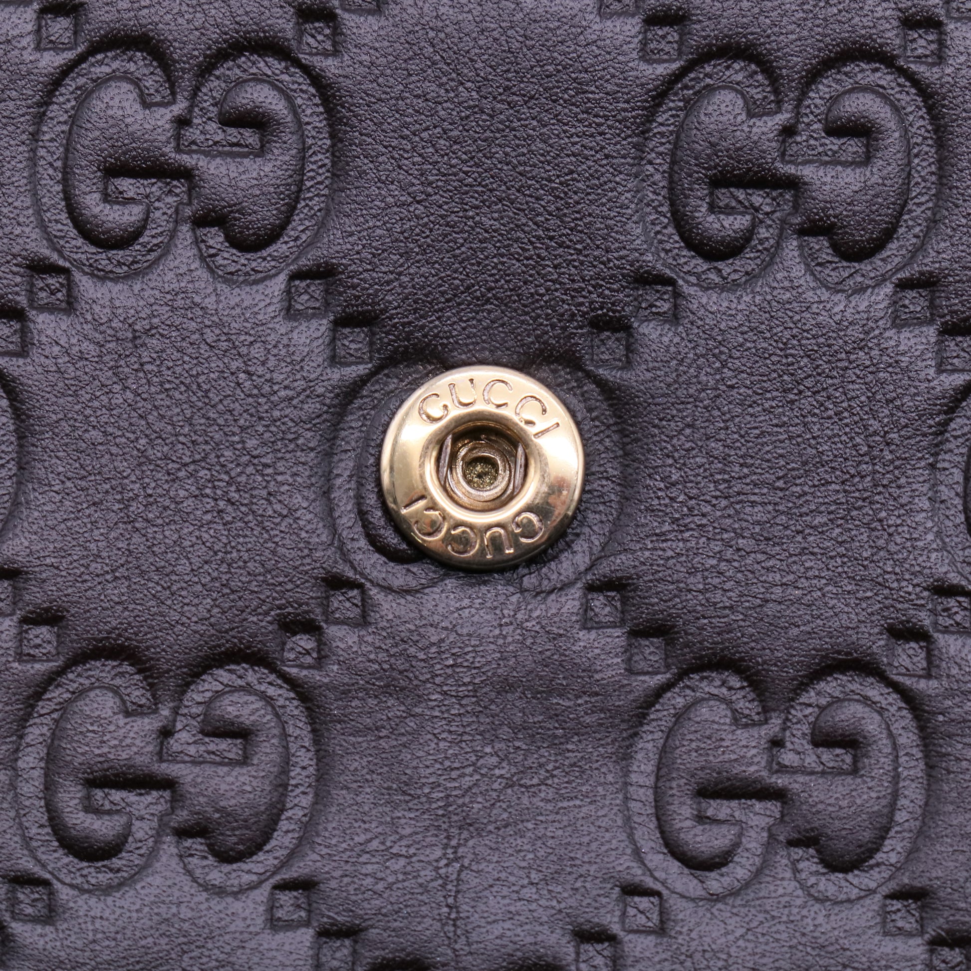 Gucci Guccissima Leather Wallet On Chain W21340