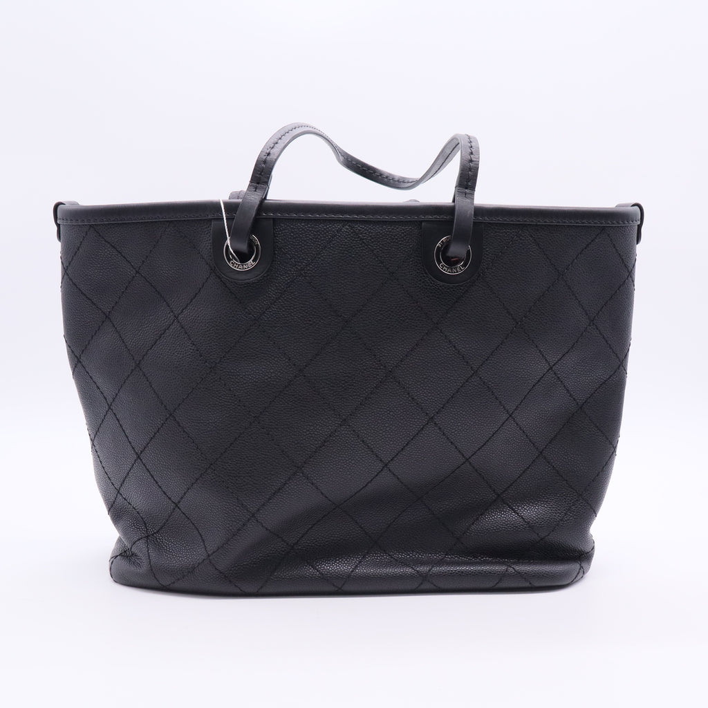 Fever Tote Quilted Caviar Medium Twins LDJ2712
