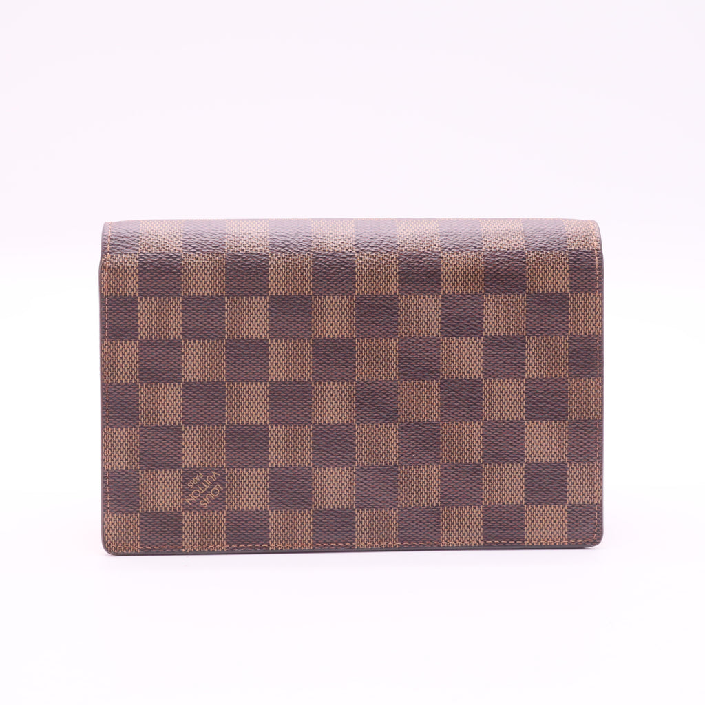 Louis Vuitton Damier Portefeuille Vavin Shoulder Bag Brown twins