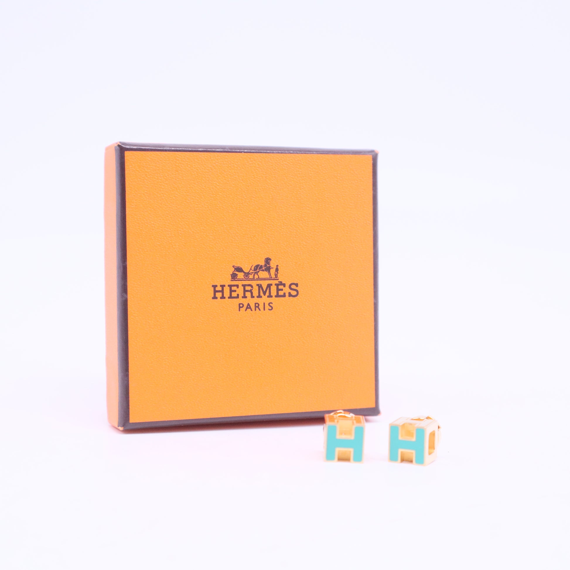 Hermès Pop H Cubic Stud Earrings W20680