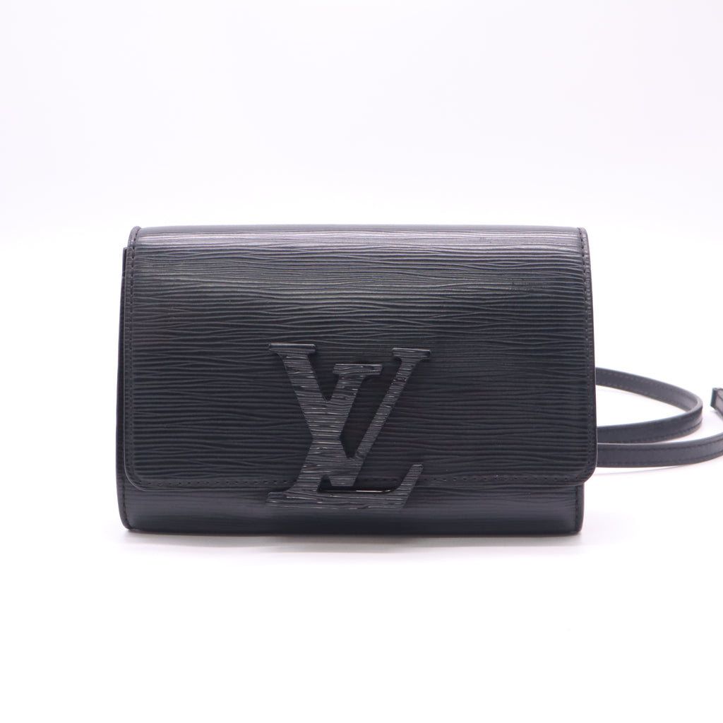 Black Epi Leather Louise PM Bag W22519