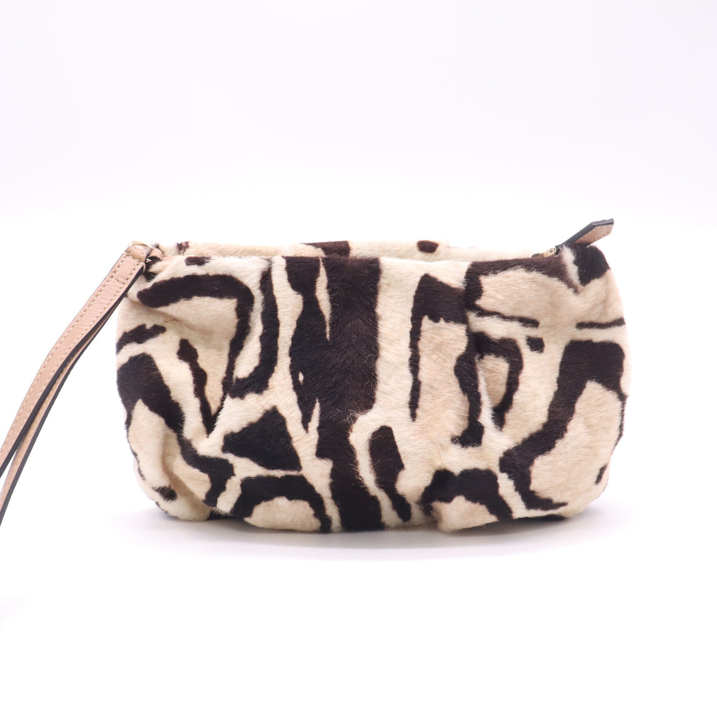 Leopard print clutch B23306