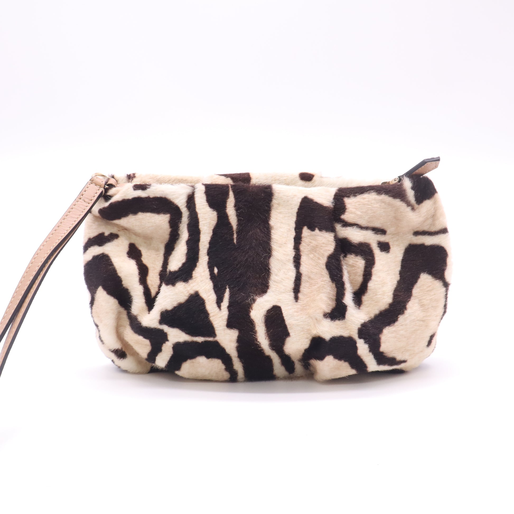Leopard print clutch B23306
