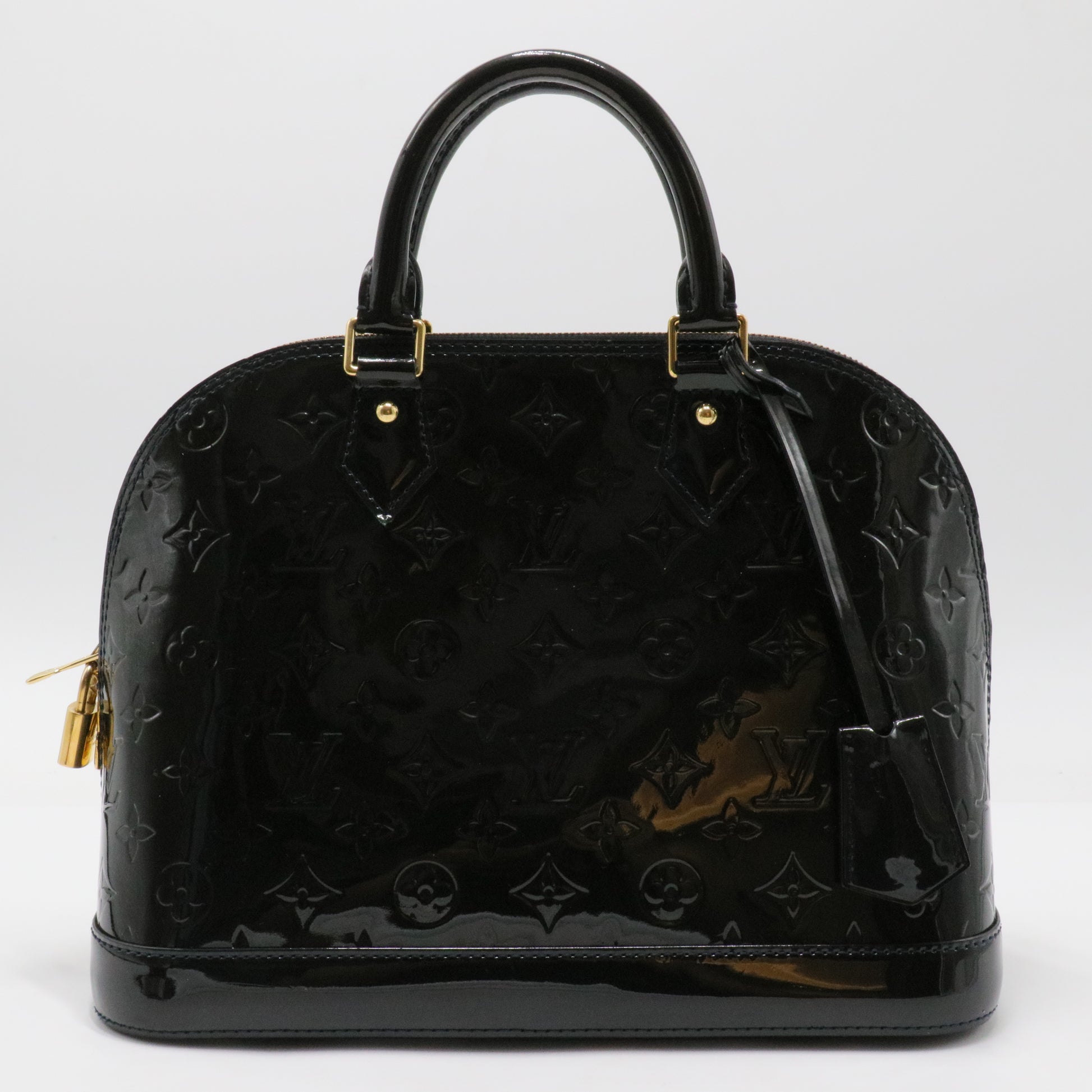 Alma Handbag Monogram Vernis PM