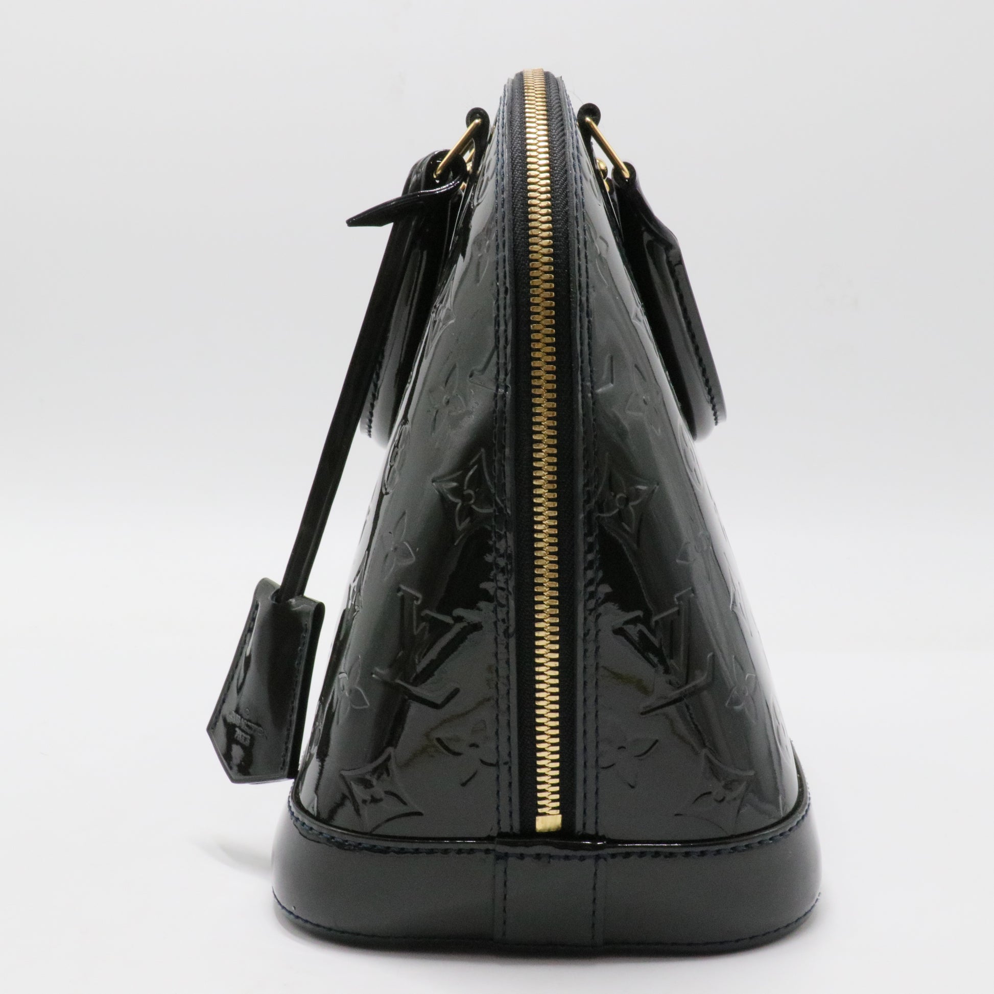 Alma Handbag Monogram Vernis PM