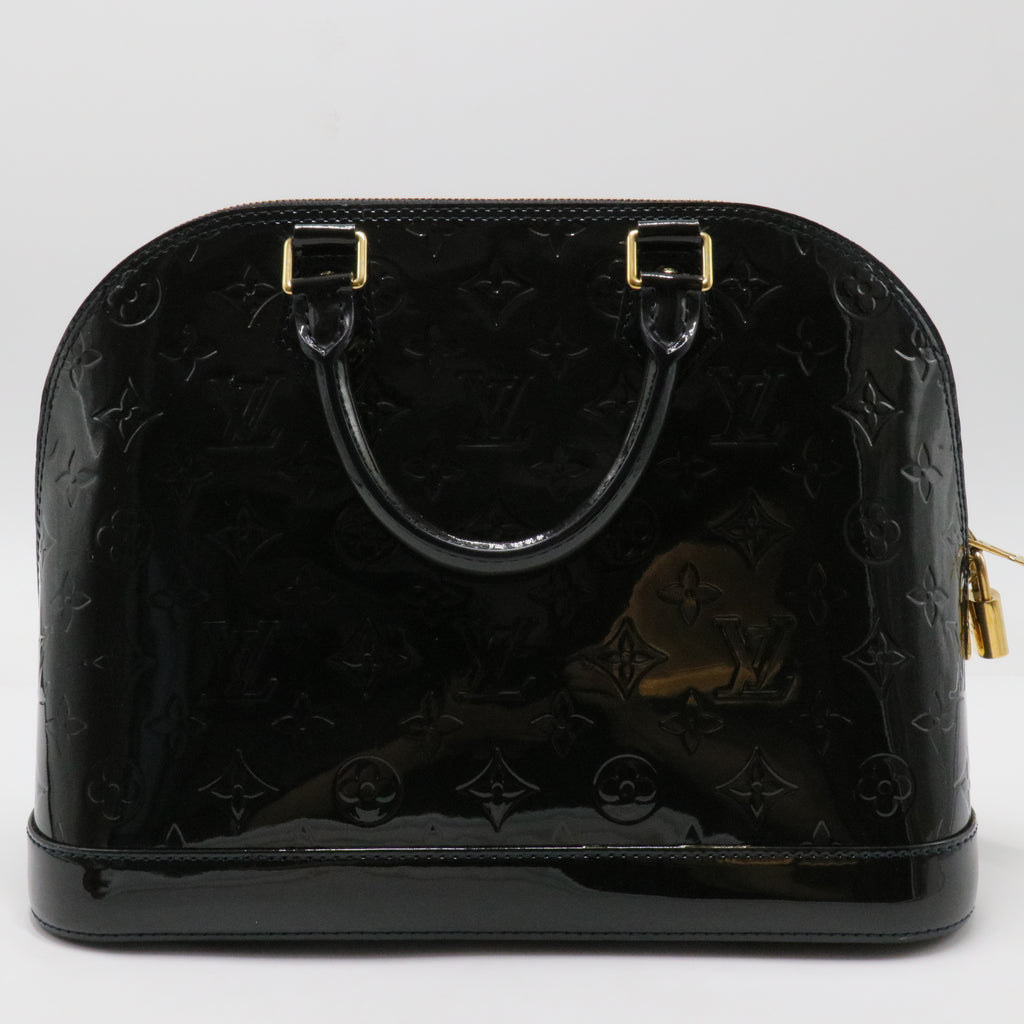 Alma Handbag Monogram Vernis PM
