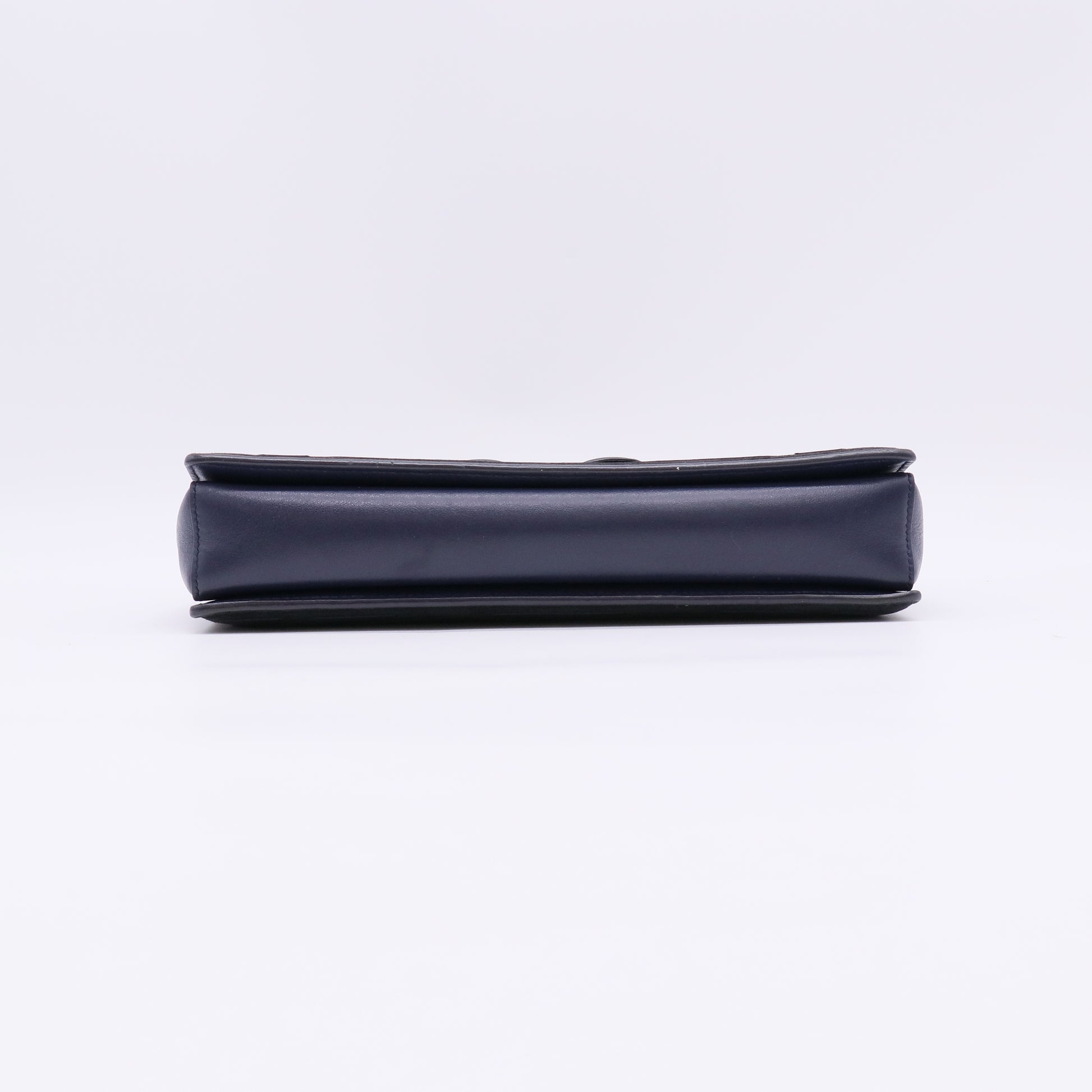 Salvatore Ferragamo Vara Bow Scallop Laser-Cut Chain Flap Bag B23149