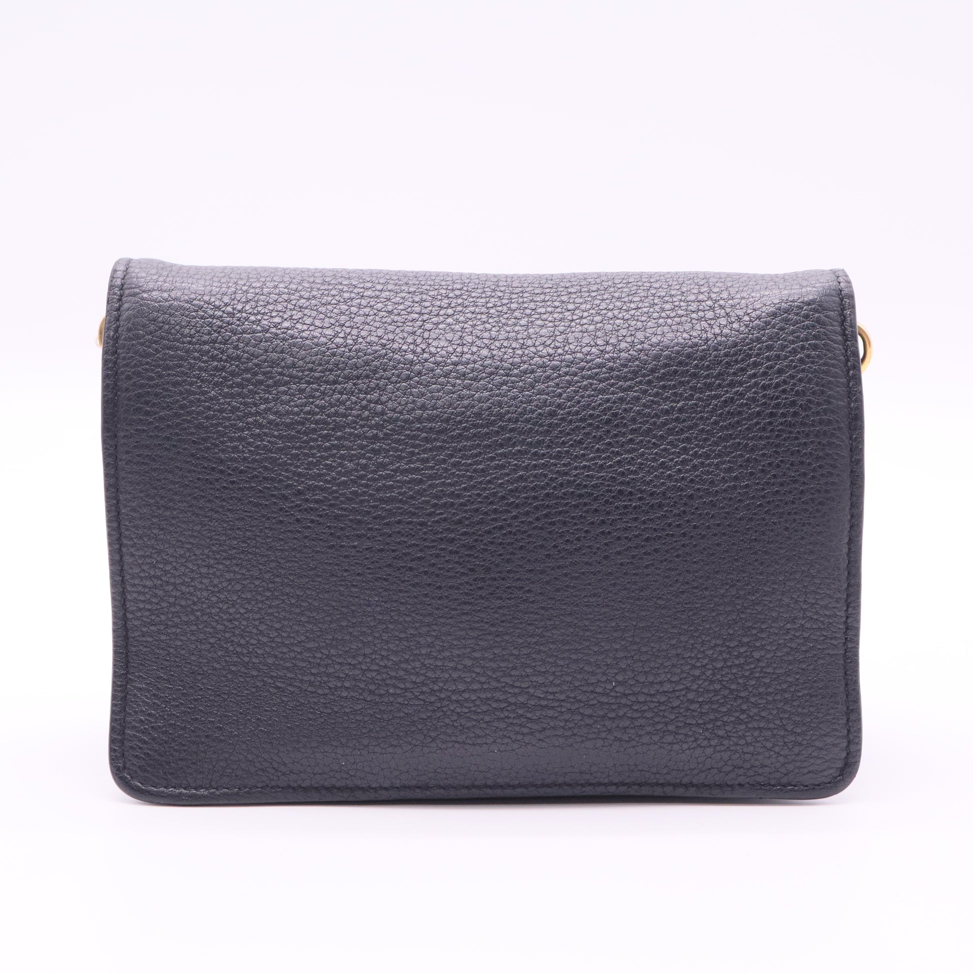 Prada Leather crossbody bag Prada Navy in Leather twins