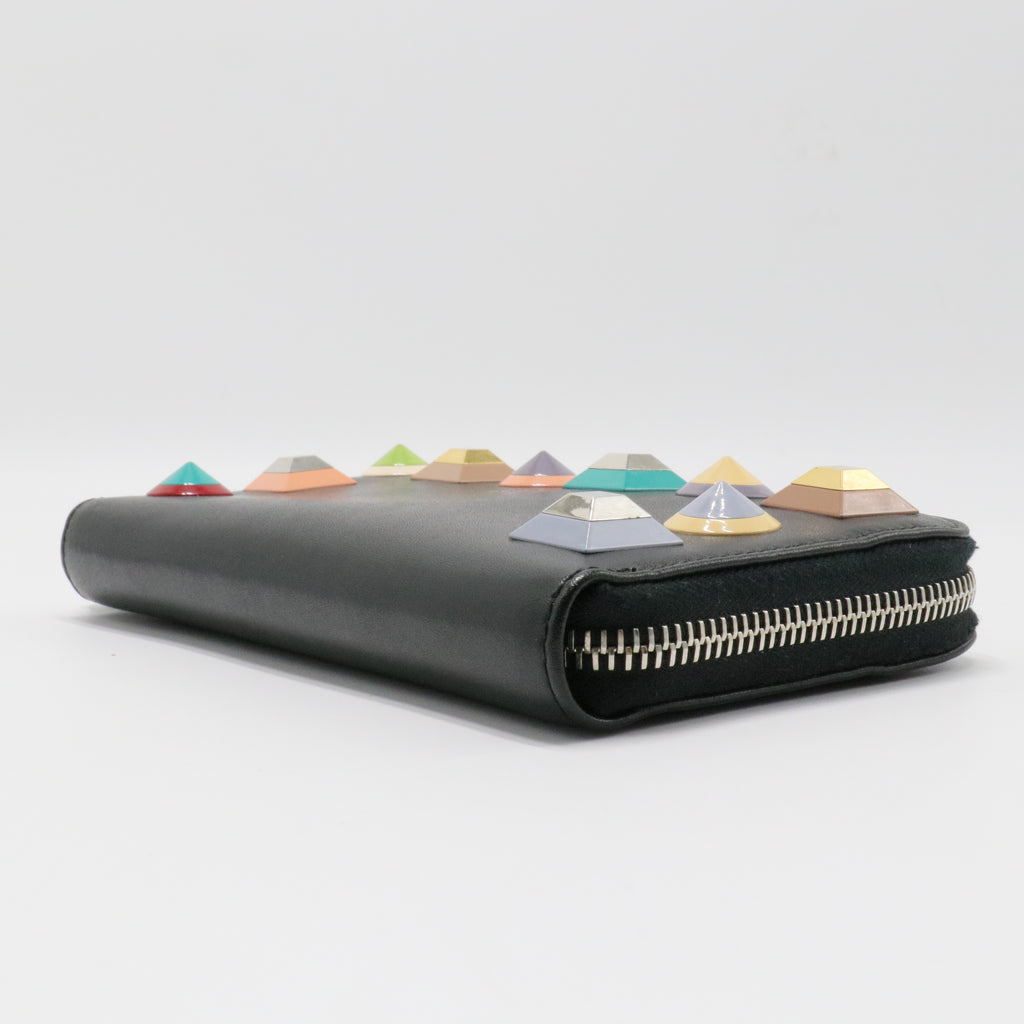 Leather Studded Wallet