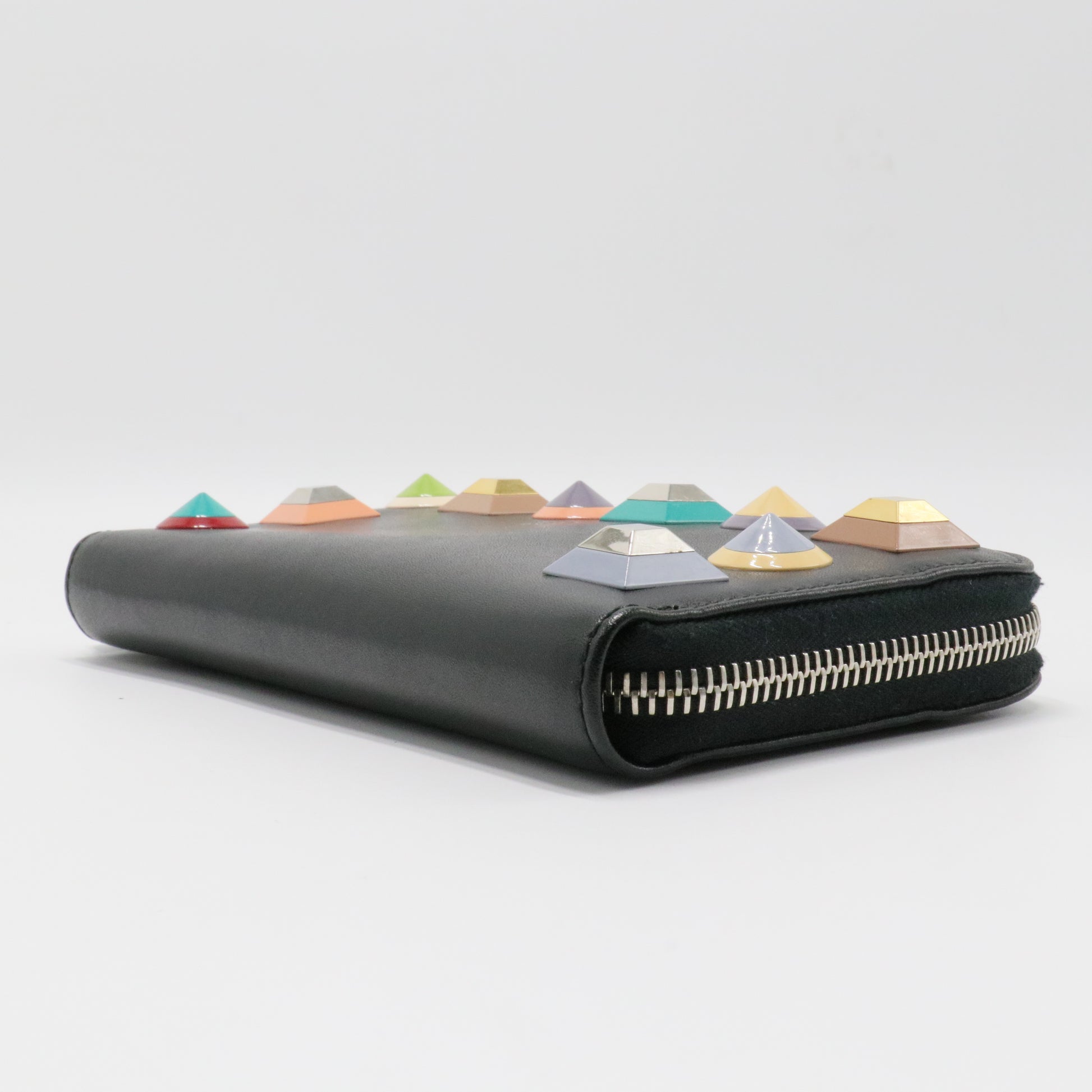 Leather Studded Wallet