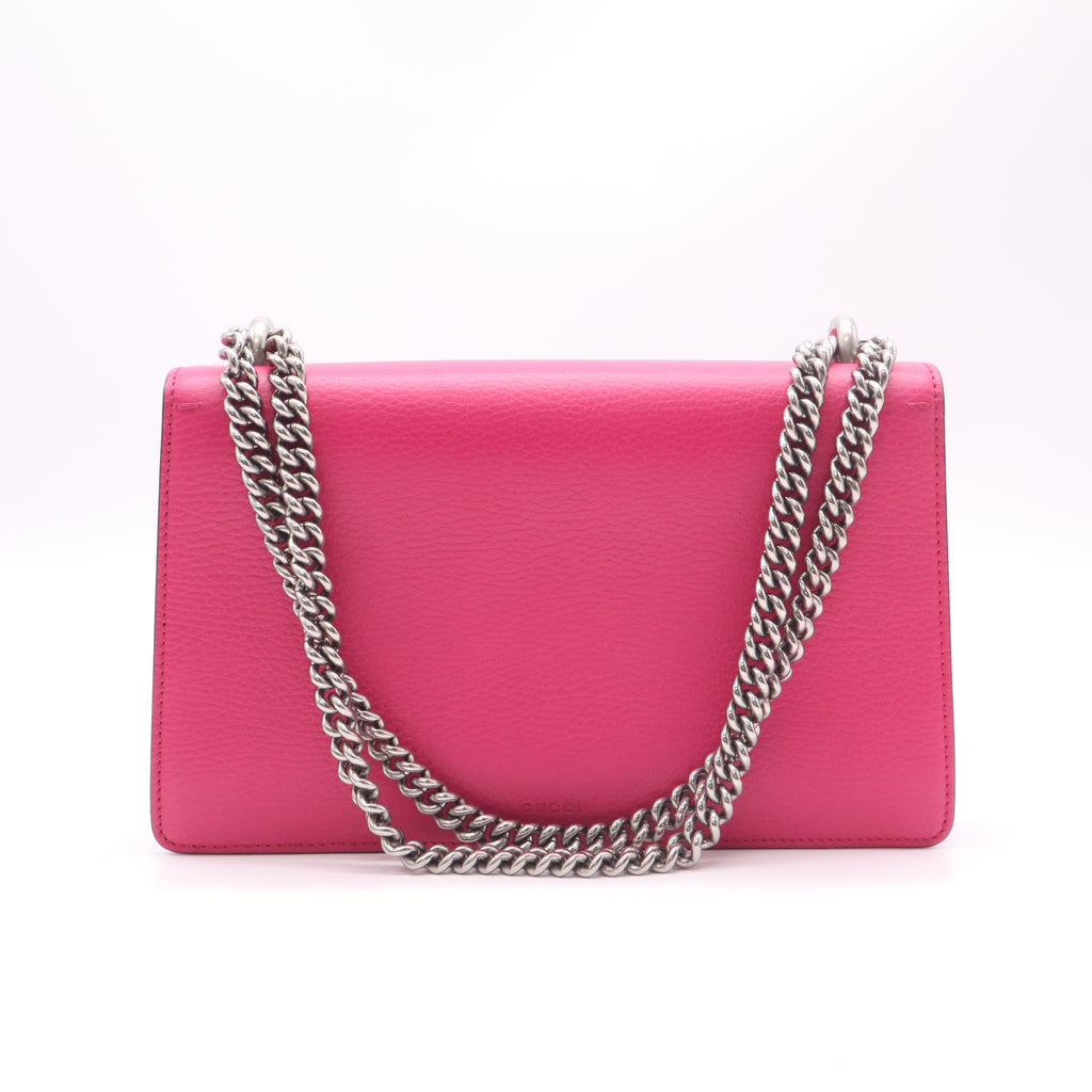 Pink Leather Dionysus Small Shoulder Bag B23303