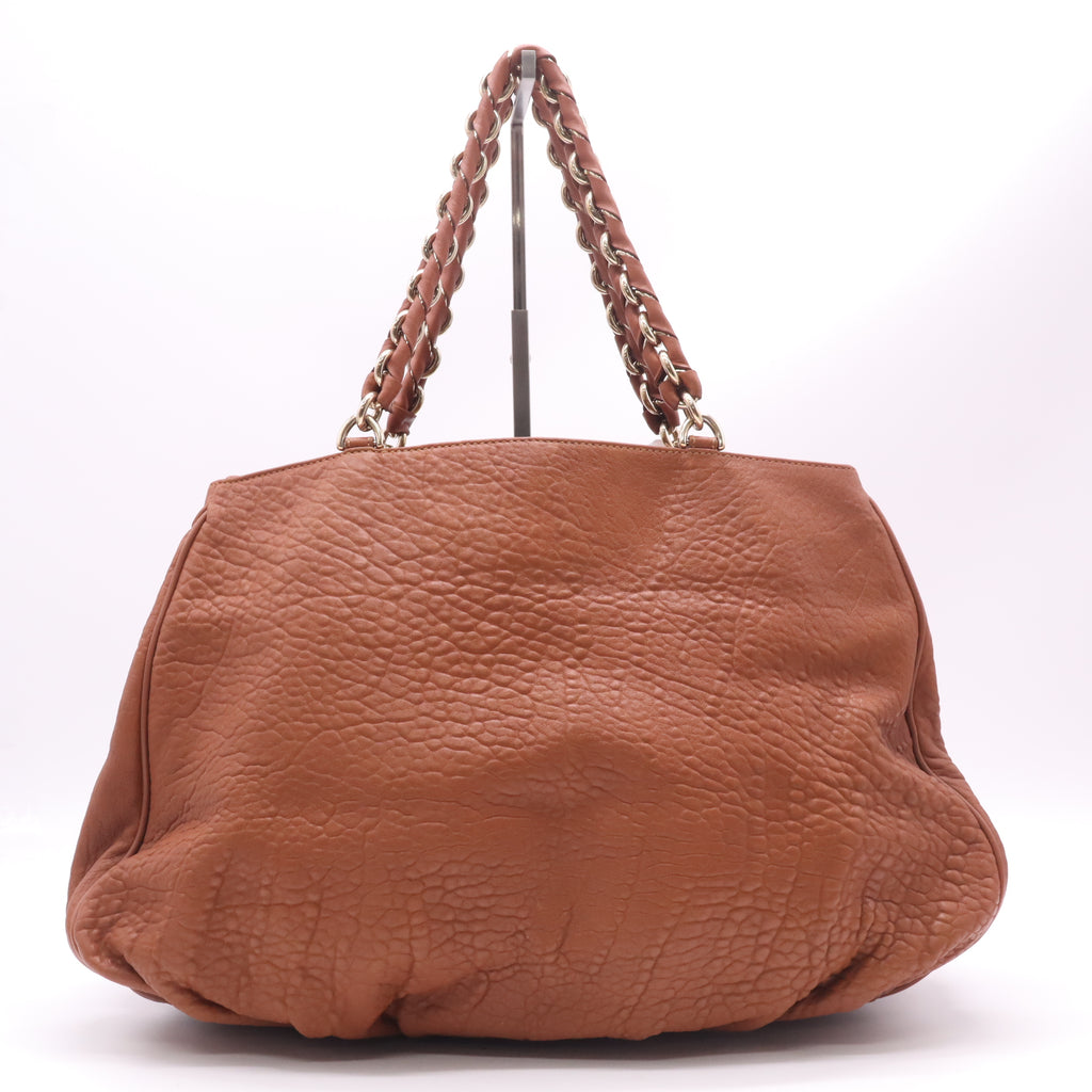 Fendi Crinkled Lambskin Mia Tote B23036