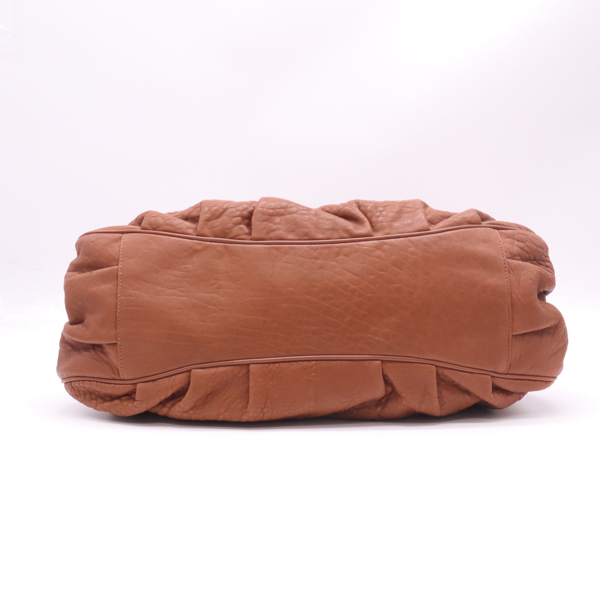 Fendi Crinkled Lambskin Mia Tote B23036