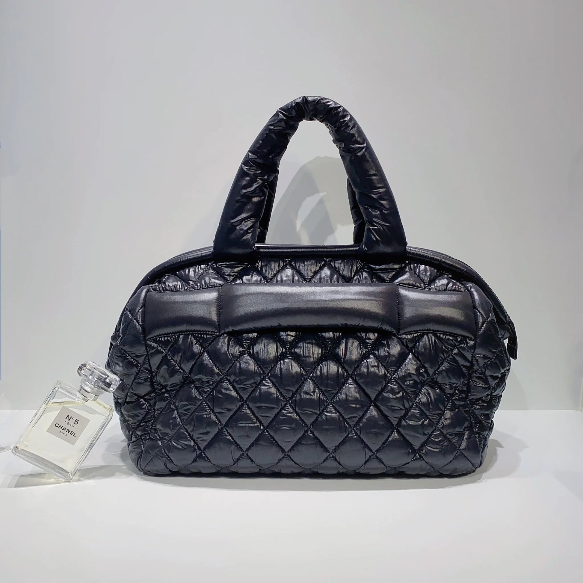 Chanel Nylon Coco Cocoon Tote Bag  twins