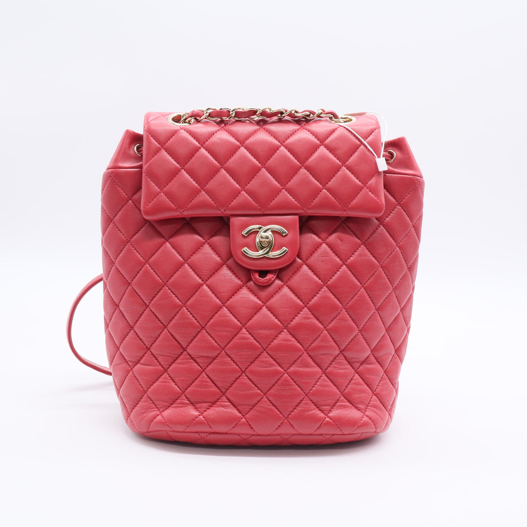 Chanel Urban Spirit Backpack Quilted Lambskin Mini Twins