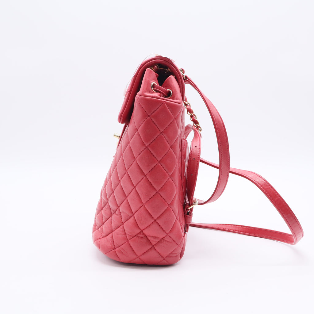 Chanel Urban Spirit Backpack Quilted Lambskin Mini Twins