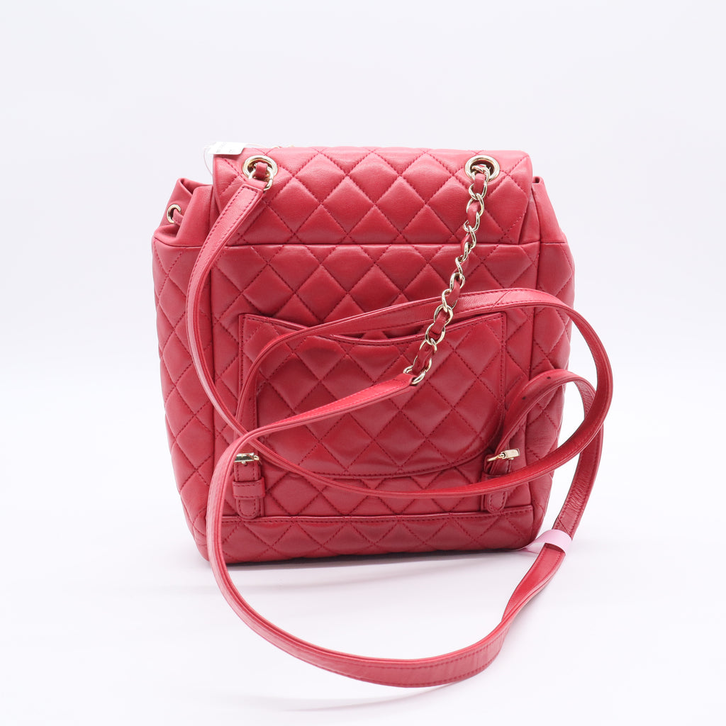 Chanel Urban Spirit Backpack Quilted Lambskin Mini Twins