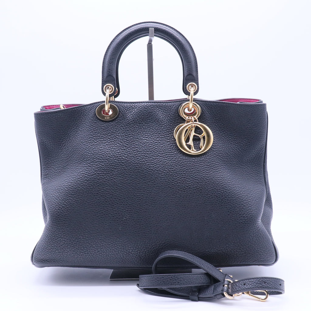 Diorissimo leather handbag