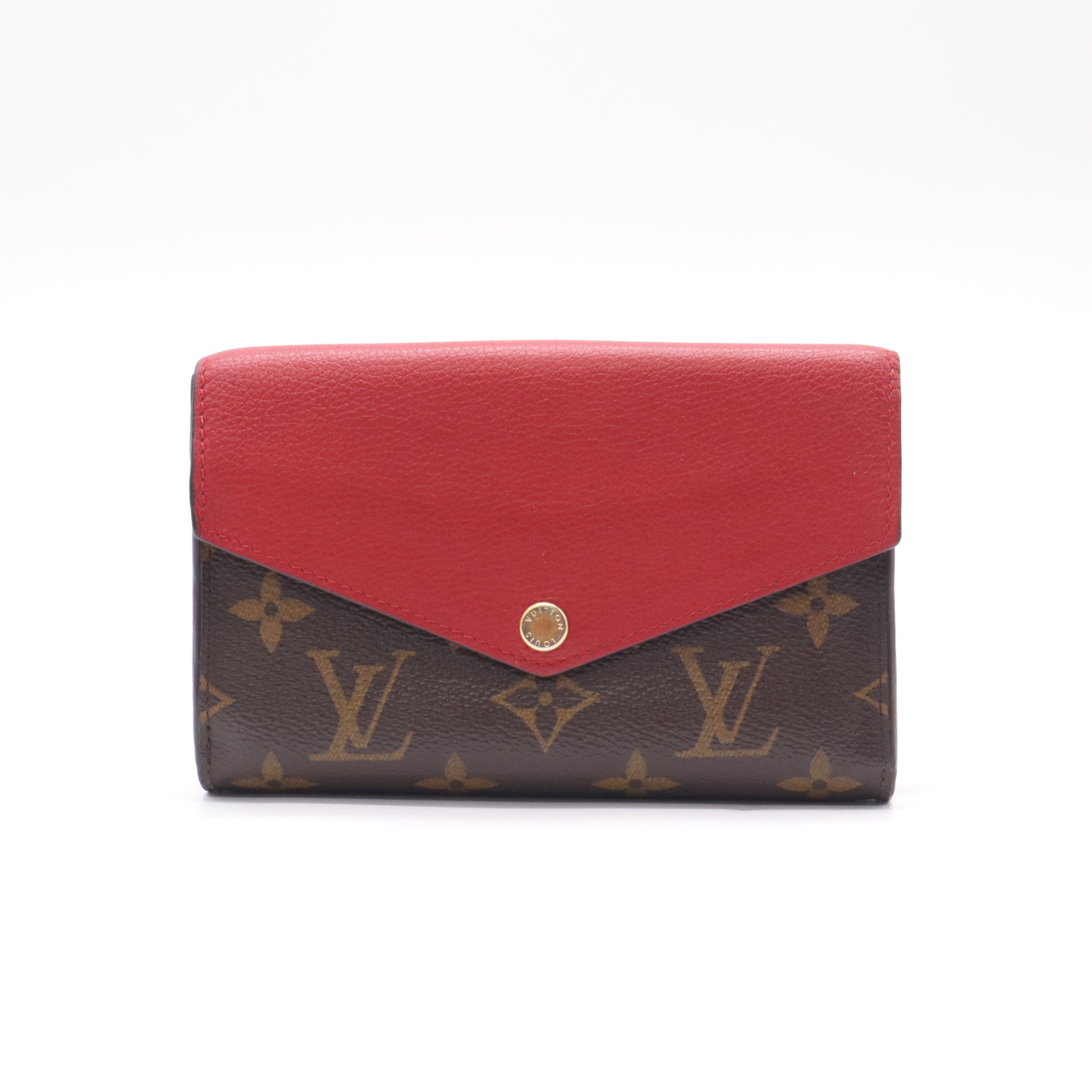 Pallas Compact Wallet Monogram Canvas and Calf Leather W22485