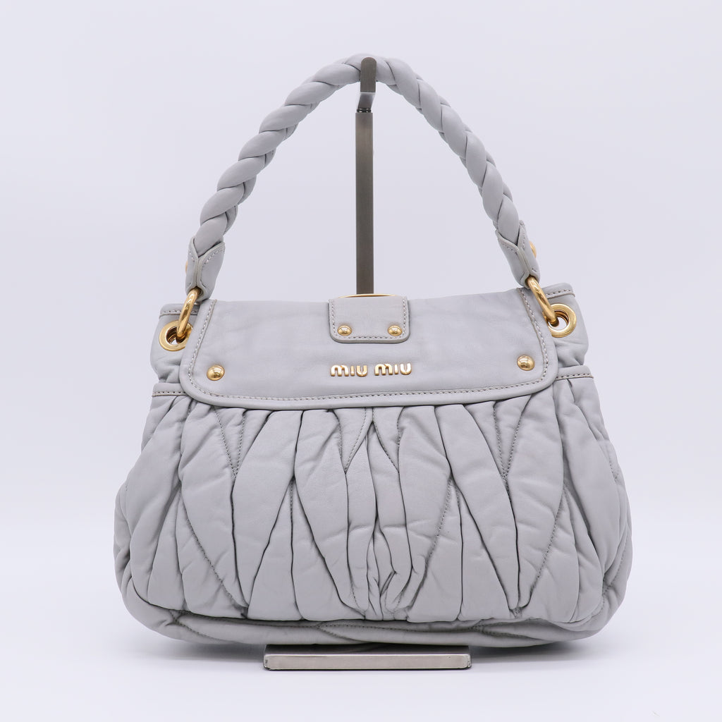 Miu Miu Nappa Matelassé Coffer Bag B23108
