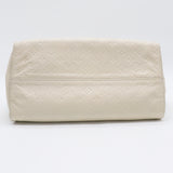 White Leather Ombre Lumineuse Shoulder Bag