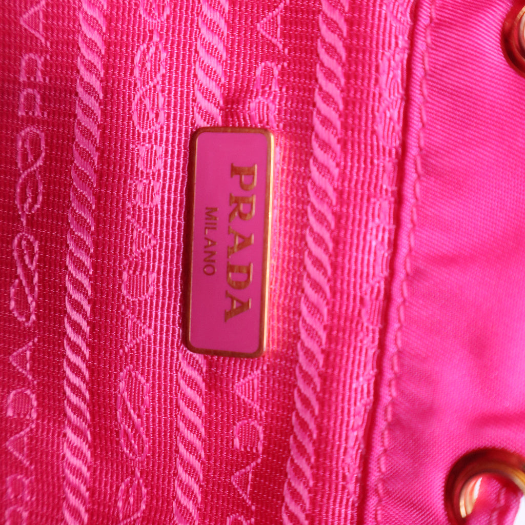 Pink Nylong Hangbag B20858