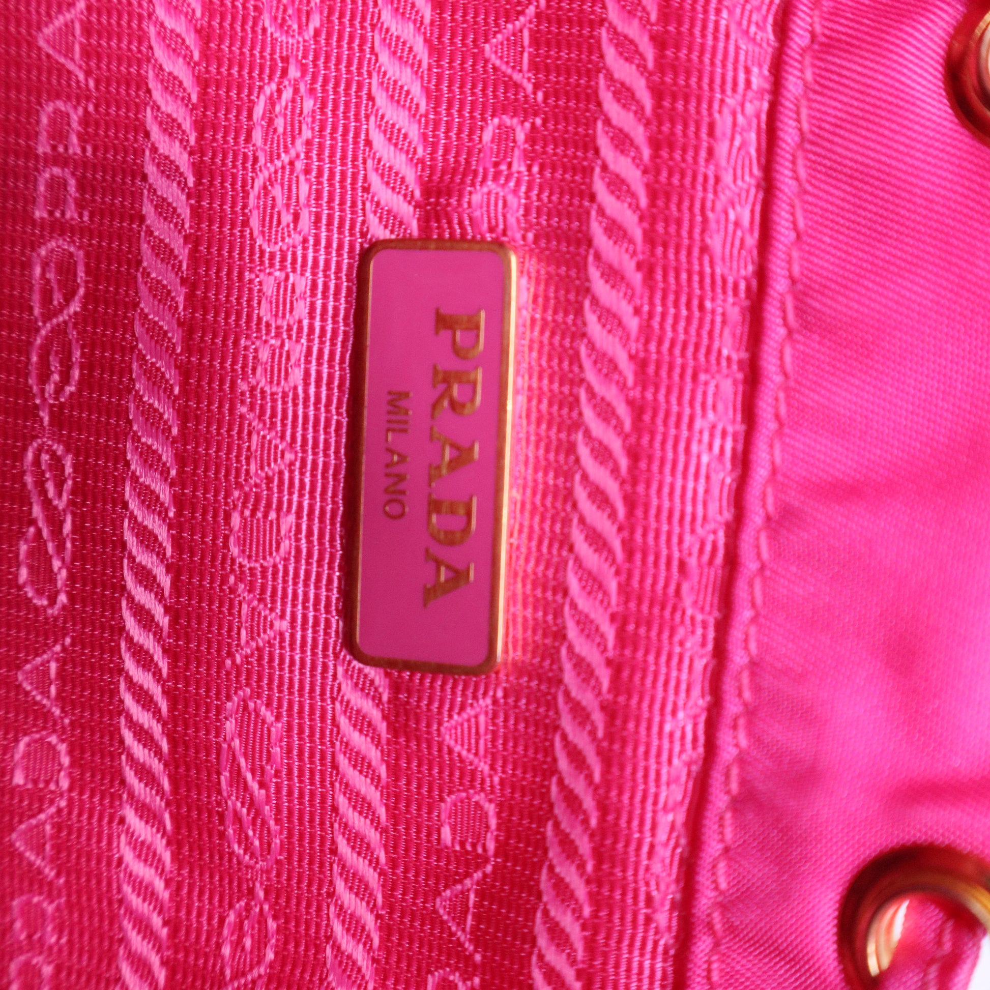Pink Nylong Hangbag B20858