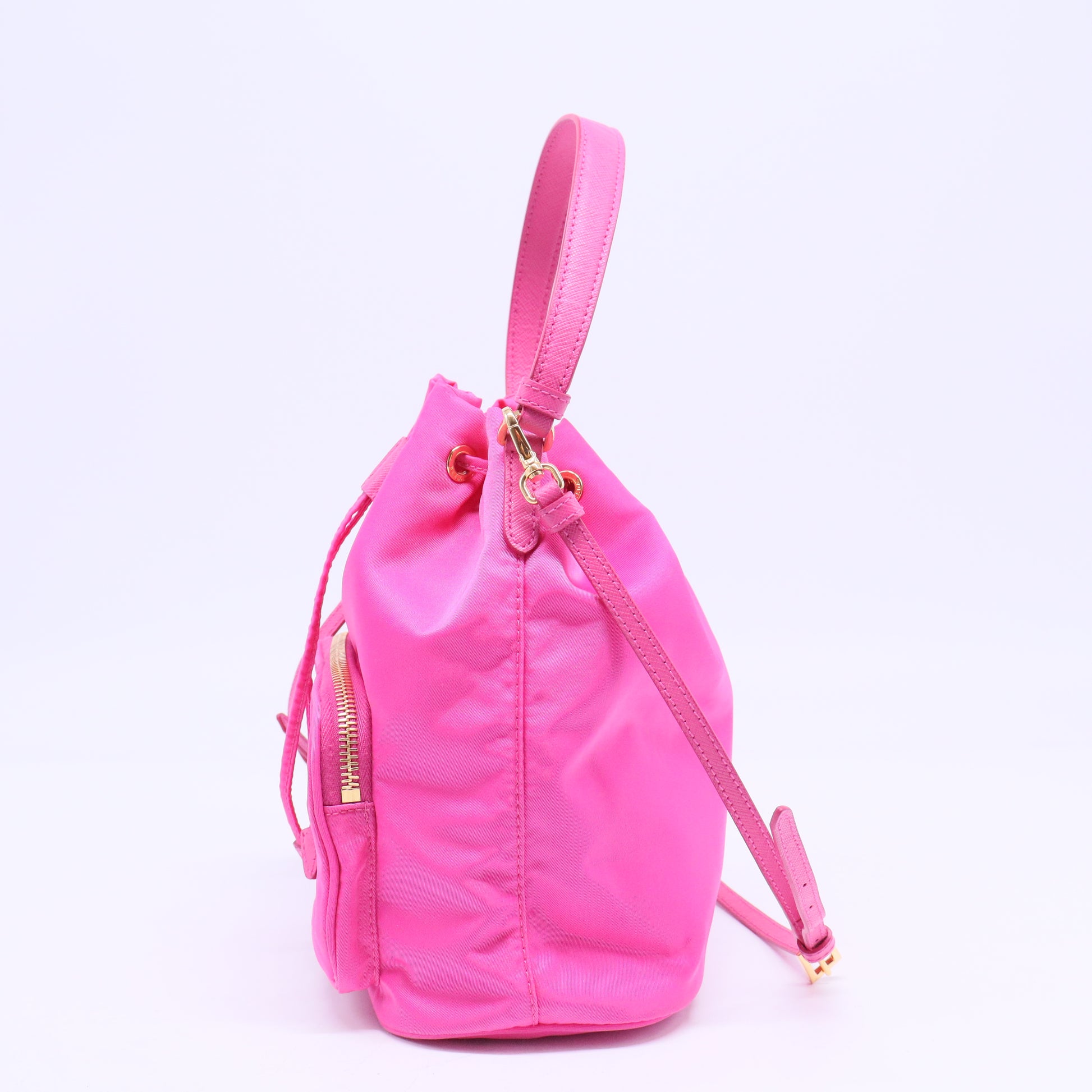 Pink Nylong Hangbag B20858