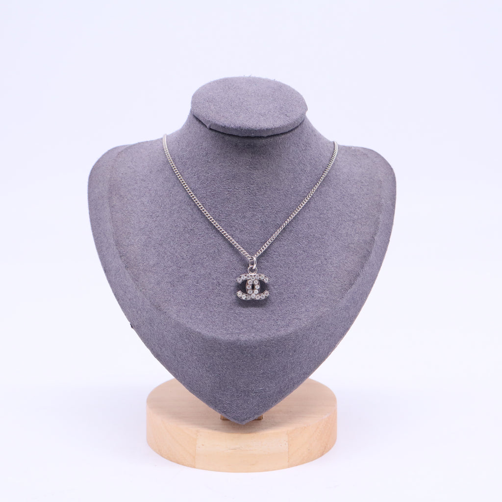 Crystal CC Logo Necklace W20714